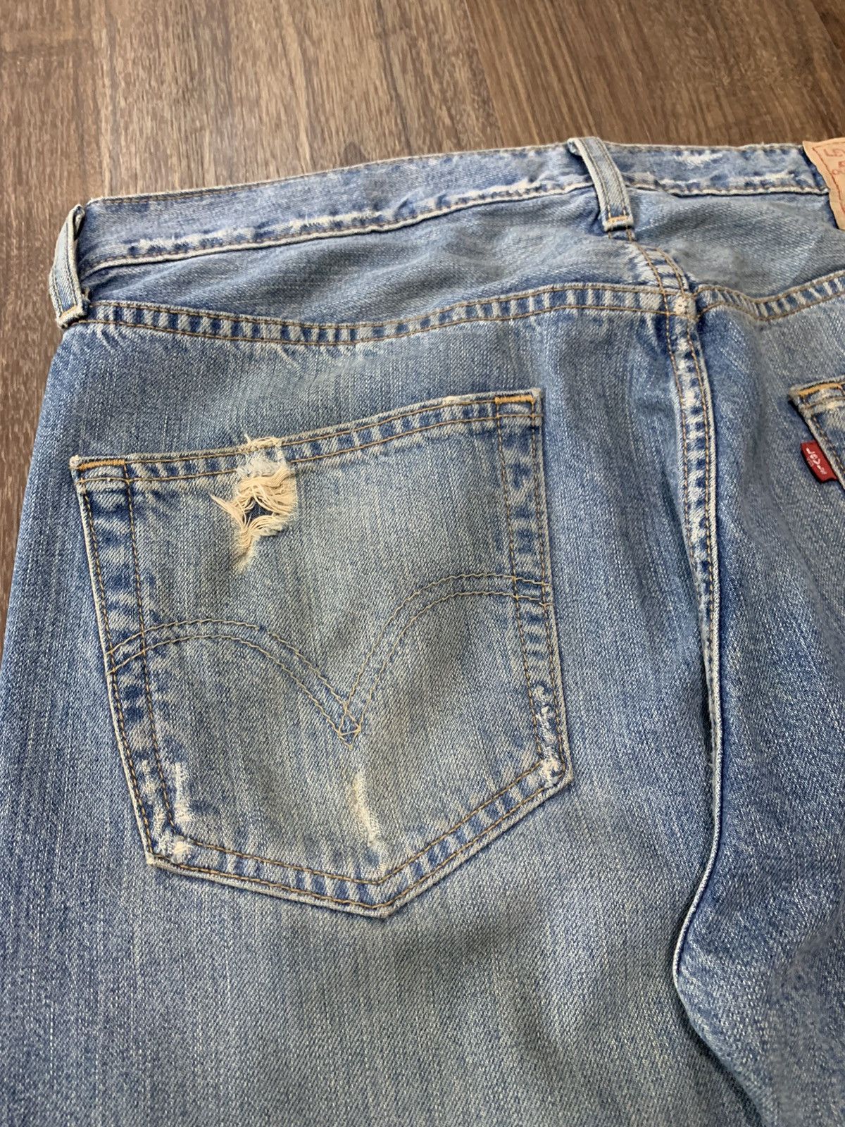 Levi's Levis 501 Distressed Paint Splatter Denim Size US 36 / EU 52 - 18 Thumbnail