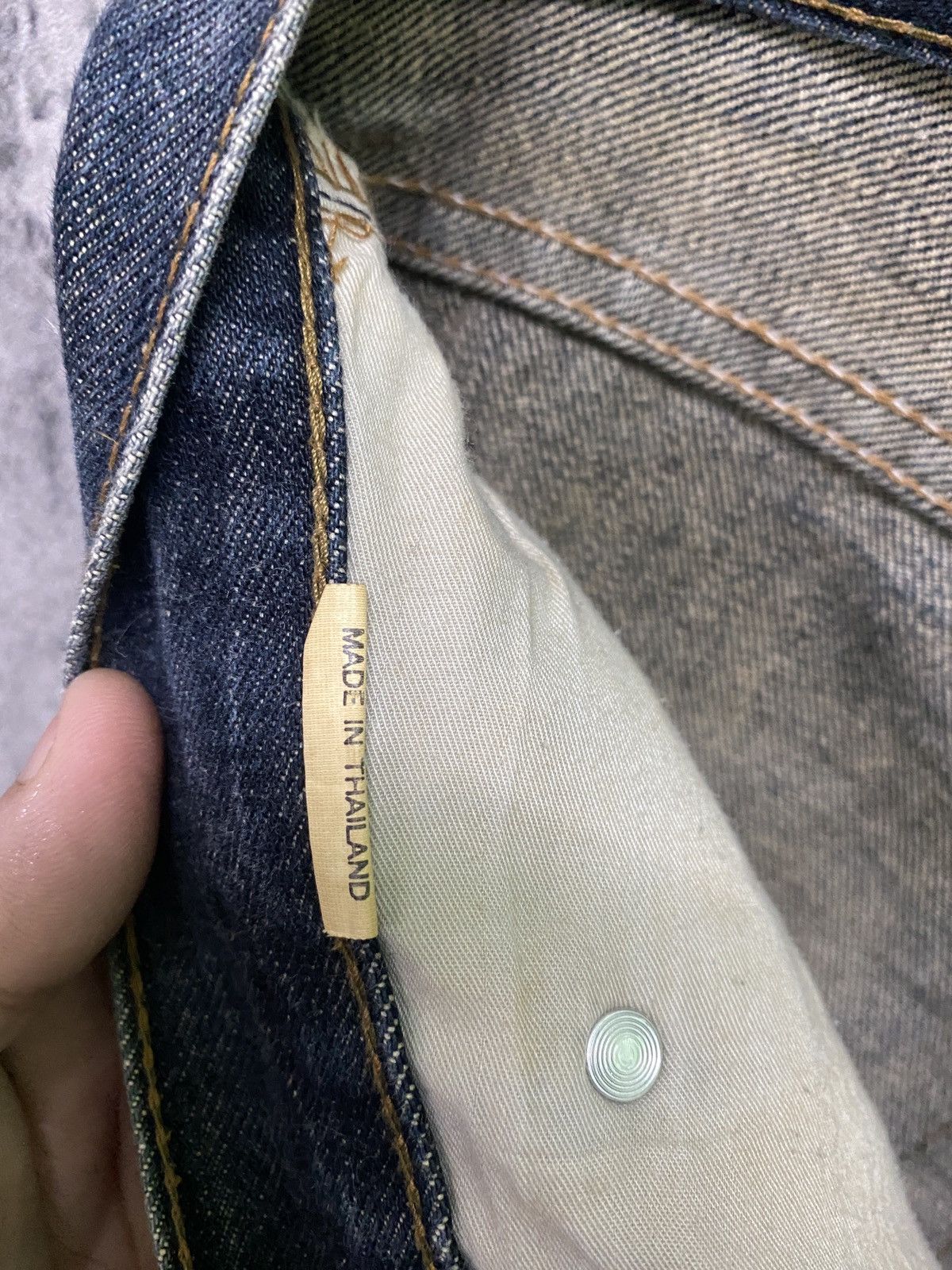Designer × Japanese Brand Japanese K.U.I Distressed Wing Design Denim Size US 32 / EU 48 - 19 Thumbnail