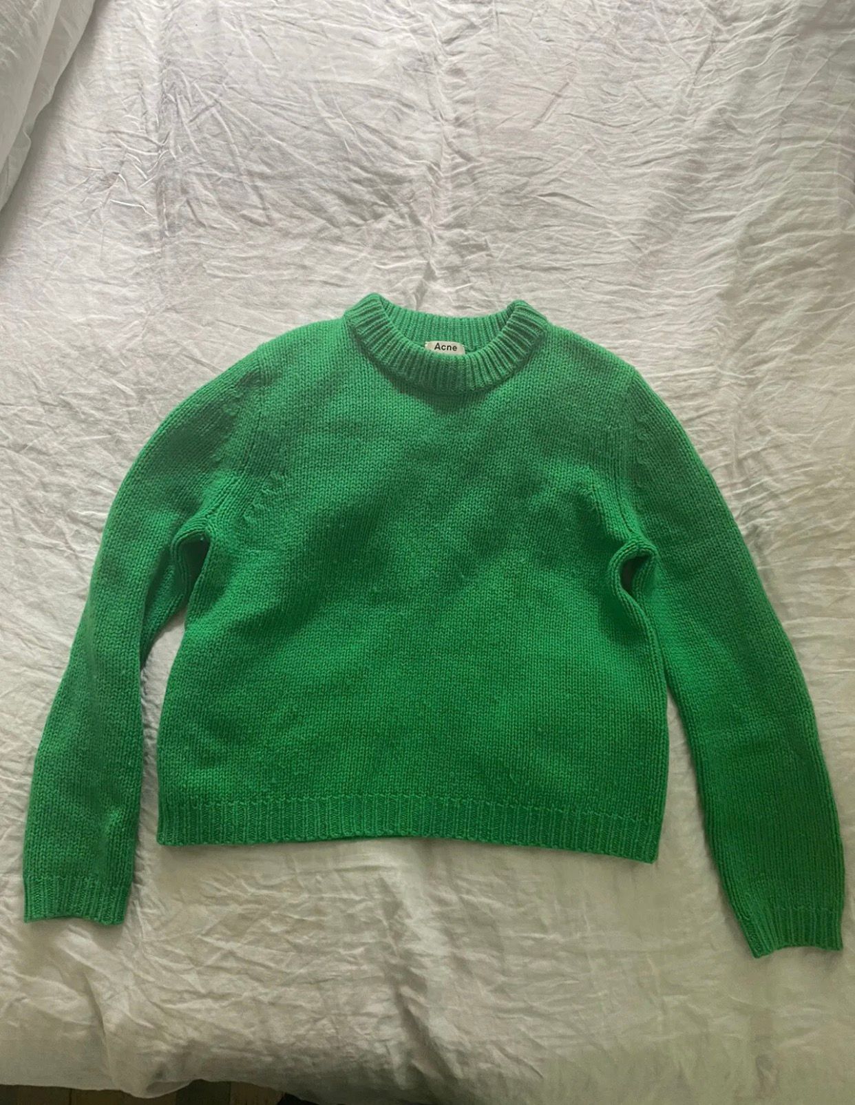 Pre-owned Acne Studios Grail  Good Luck Sweater Knit In Multicolor