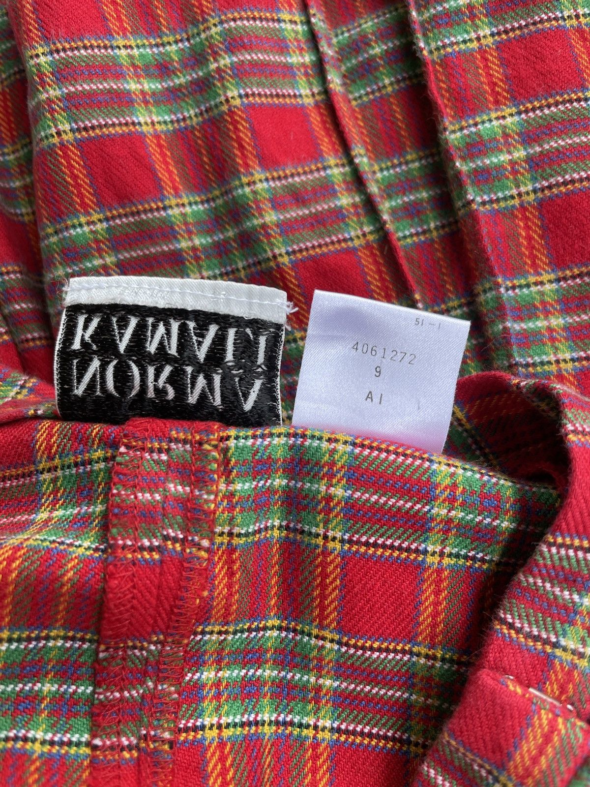 Norma Kamali Norma Kamali Red Tartan Skirts Size 25" / US 0 / IT 36 - 5 Thumbnail