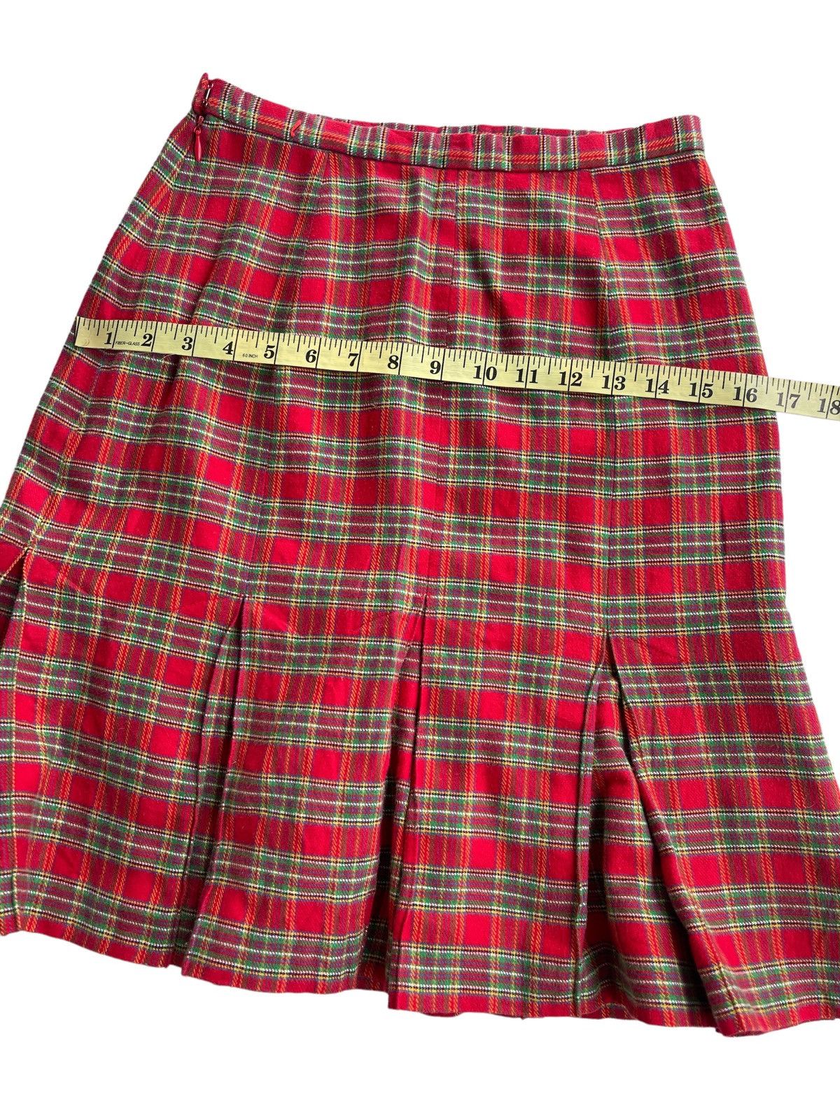 Norma Kamali Norma Kamali Red Tartan Skirts Size 25" / US 0 / IT 36 - 7 Thumbnail