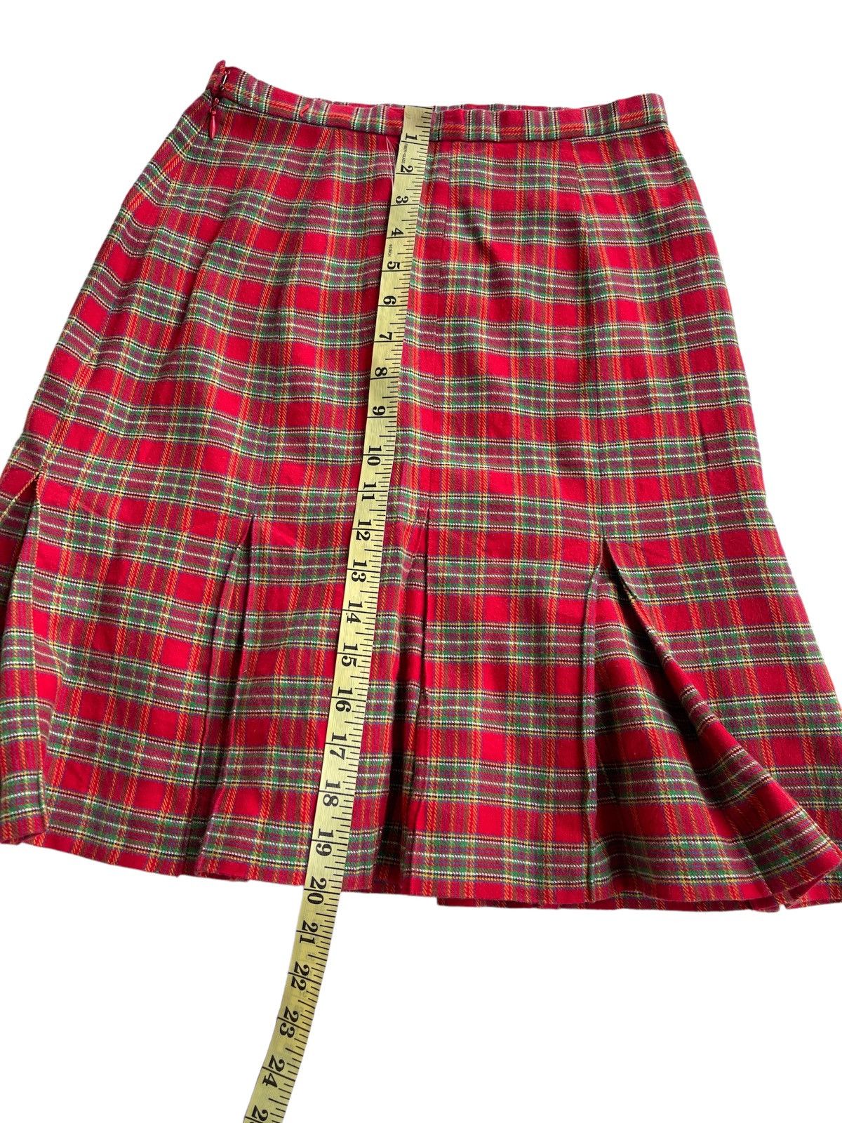 Norma Kamali Norma Kamali Red Tartan Skirts Size 25" / US 0 / IT 36 - 6 Thumbnail