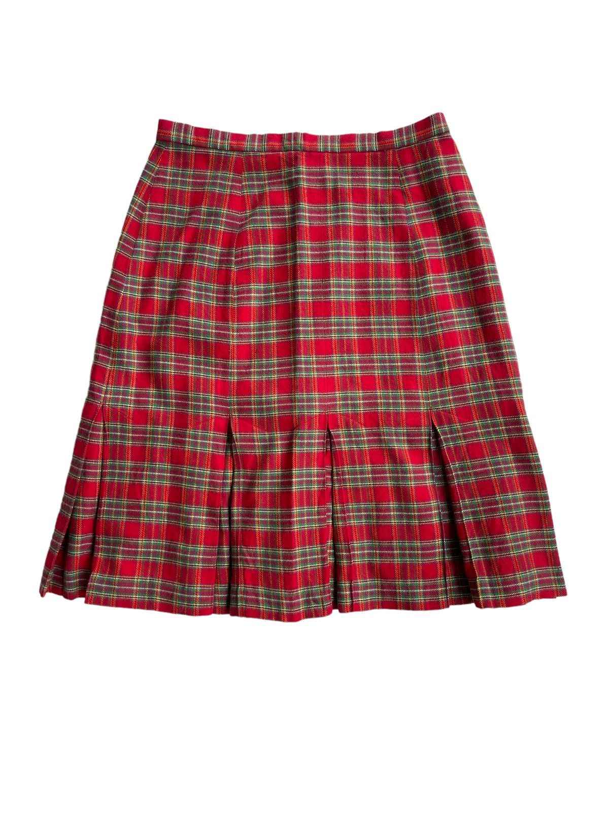 Norma Kamali Norma Kamali Red Tartan Skirts Size 25" / US 0 / IT 36 - 3 Thumbnail