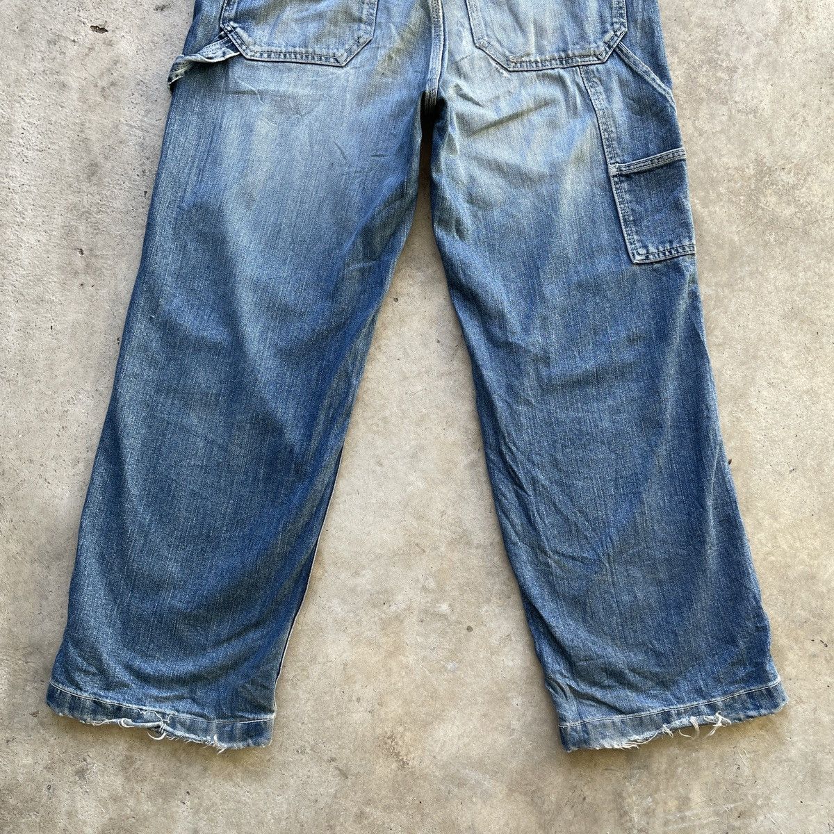 Japanese Brand Vintage Gu Japanese Brand Workwear Faded Denim Pants W30 Size US 30 / EU 46 - 10 Thumbnail