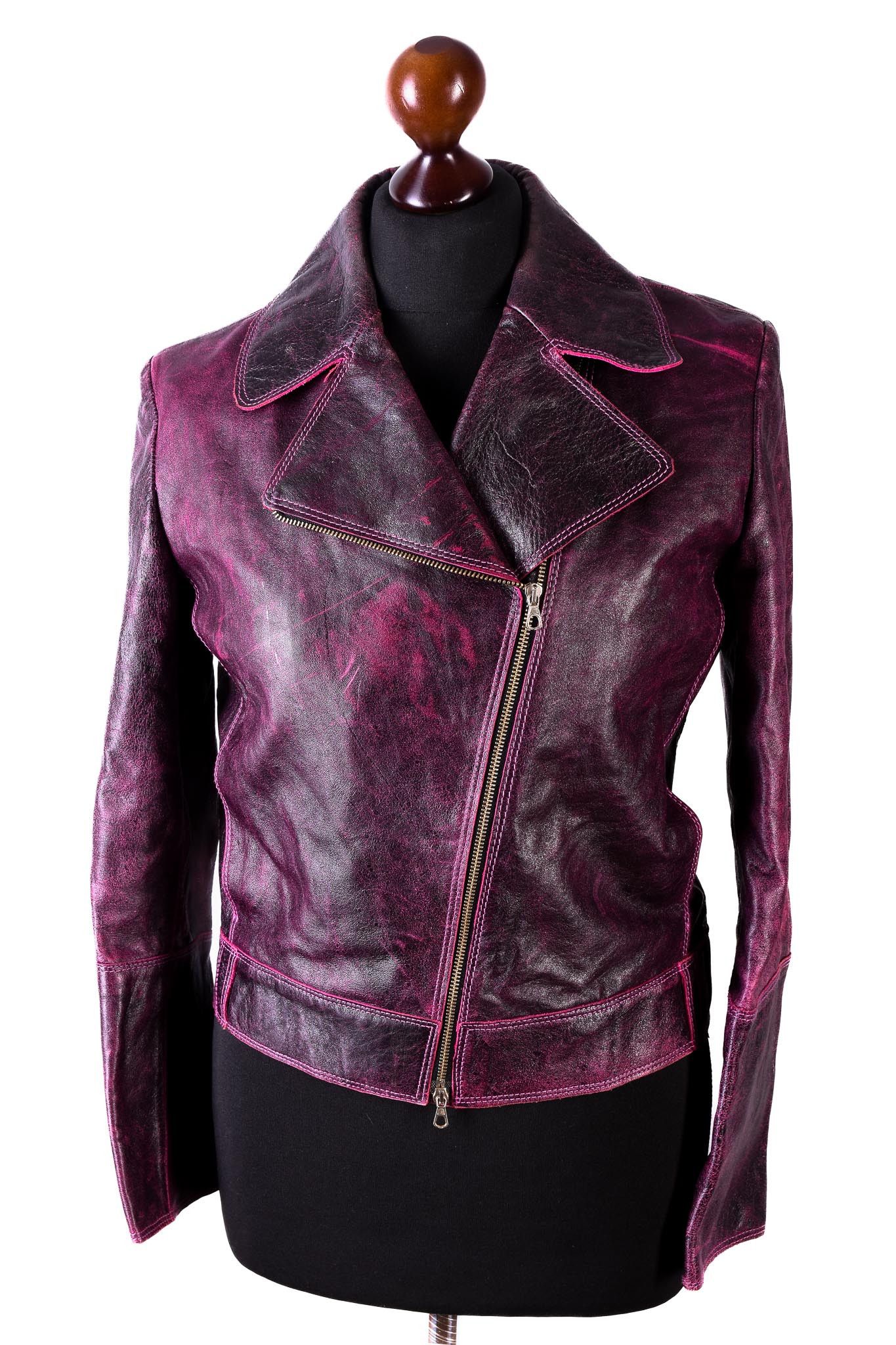 Roberto Cavalli Roberto Cavalli Multicolored Bikers Style Leather Jacket Size S / US 4 / IT 40 - 1 Thumbnail
