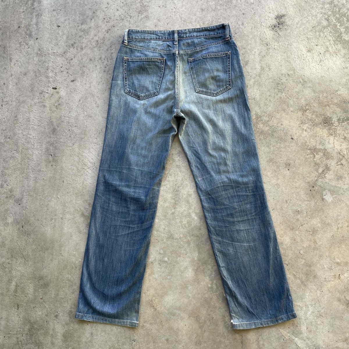 Japanese Brand × Vintage Distressed💥 Vintage Japanese Faded Denim Jeans Pants W31x30 Size US 31 - 11 Thumbnail