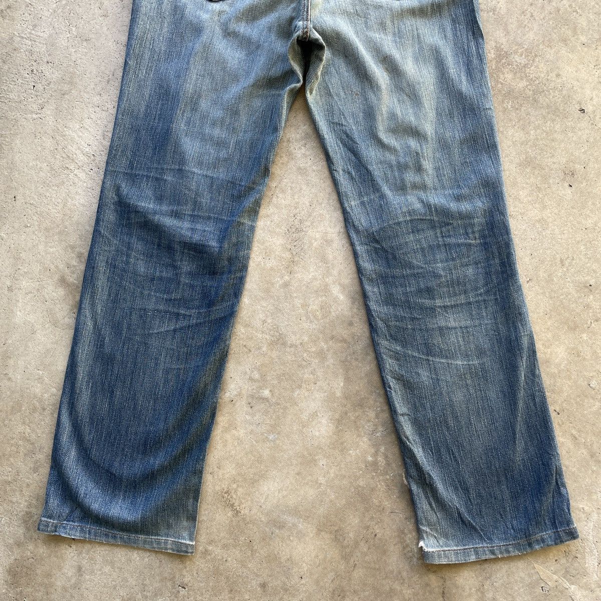 Japanese Brand × Vintage Distressed💥 Vintage Japanese Faded Denim Jeans Pants W31x30 Size US 31 - 9 Thumbnail