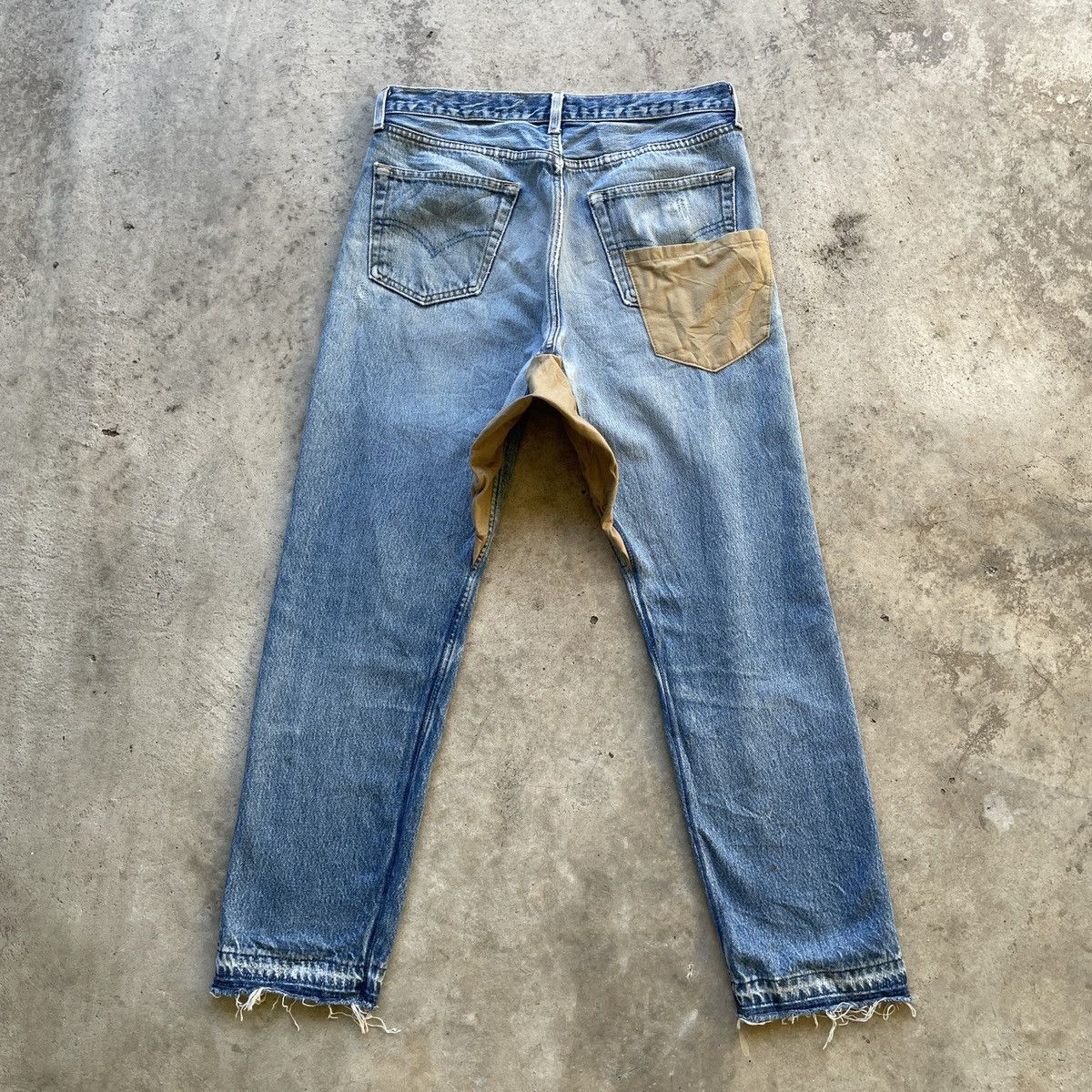 Japanese Brand W32x29💥 Vintage Japanese Custom Faded Denim Jeans Pants Size US 32 / EU 48 - 12 Thumbnail