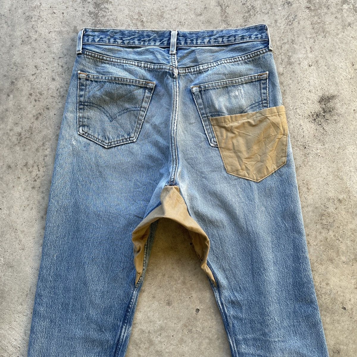 Japanese Brand W32x29💥 Vintage Japanese Custom Faded Denim Jeans Pants Size US 32 / EU 48 - 11 Thumbnail