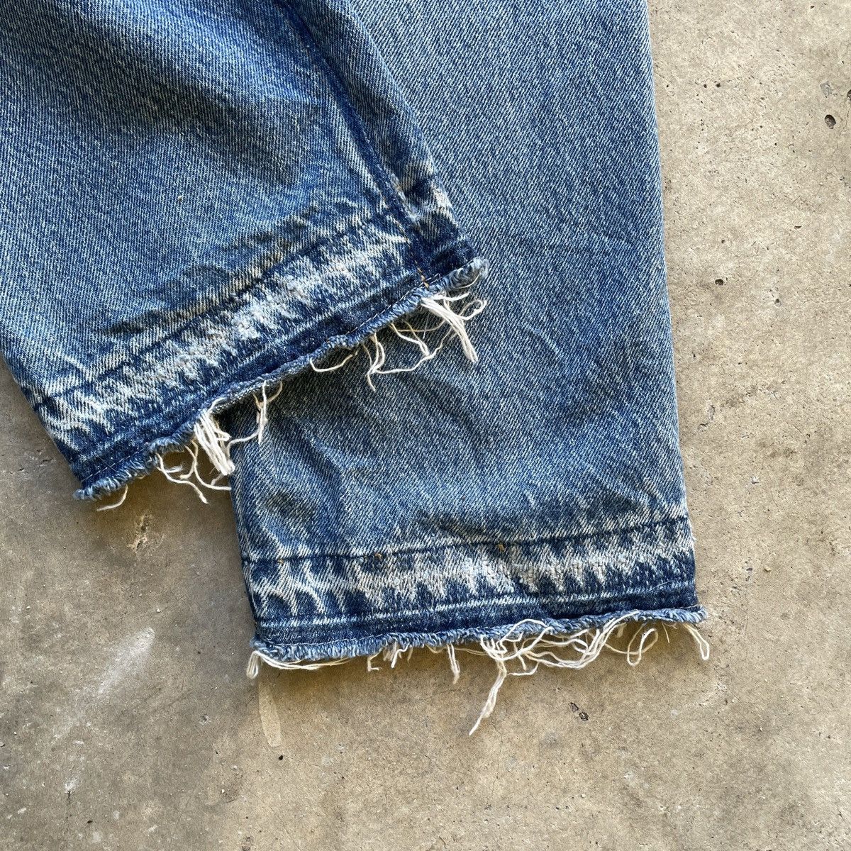 Japanese Brand W32x29💥 Vintage Japanese Custom Faded Denim Jeans Pants Size US 32 / EU 48 - 9 Thumbnail