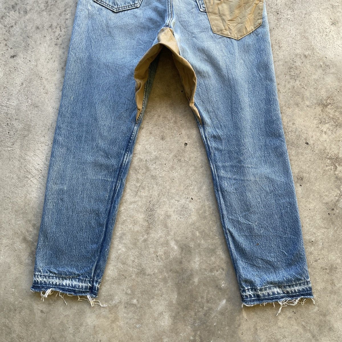 Japanese Brand W32x29💥 Vintage Japanese Custom Faded Denim Jeans Pants Size US 32 / EU 48 - 10 Thumbnail