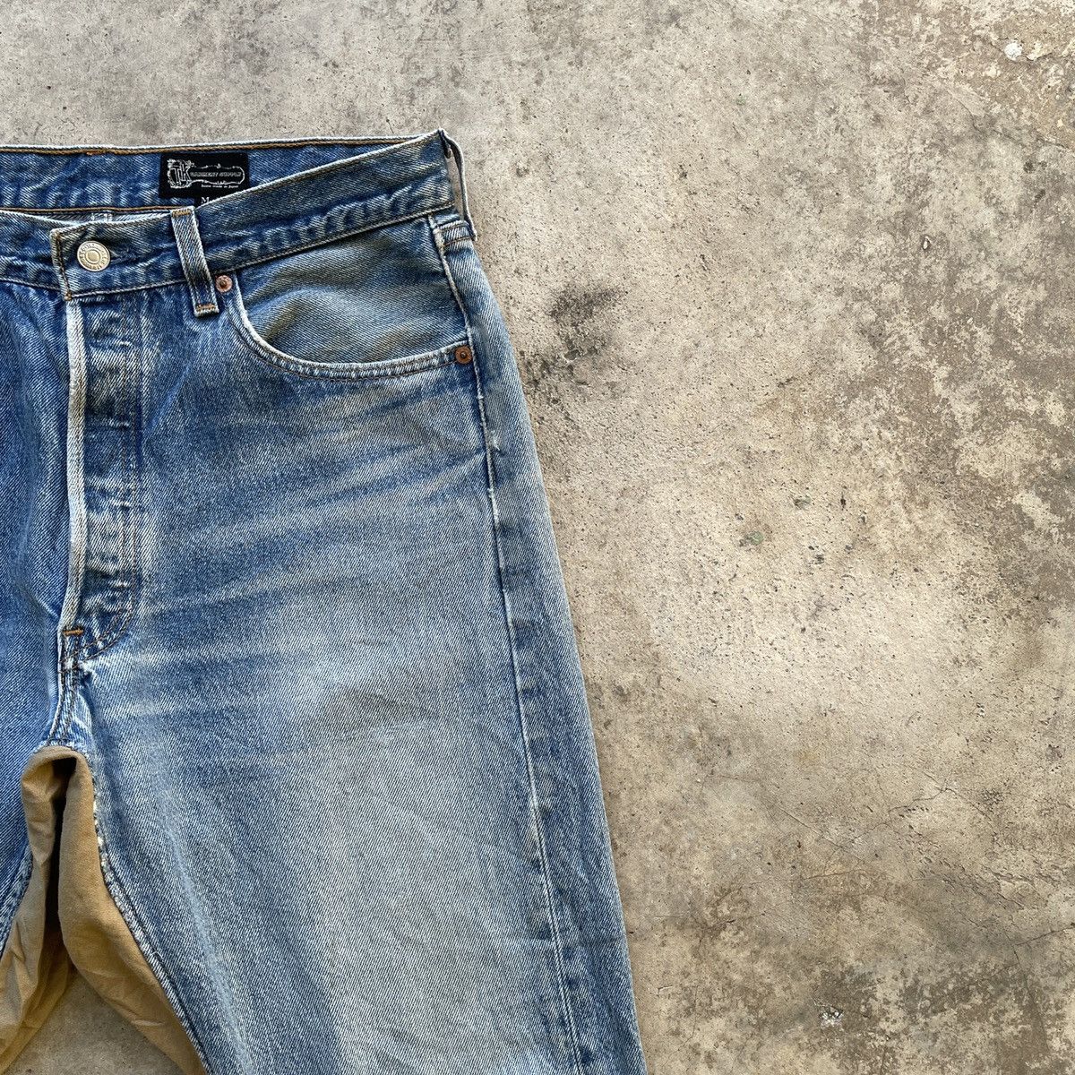 Japanese Brand W32x29💥 Vintage Japanese Custom Faded Denim Jeans Pants Size US 32 / EU 48 - 5 Thumbnail