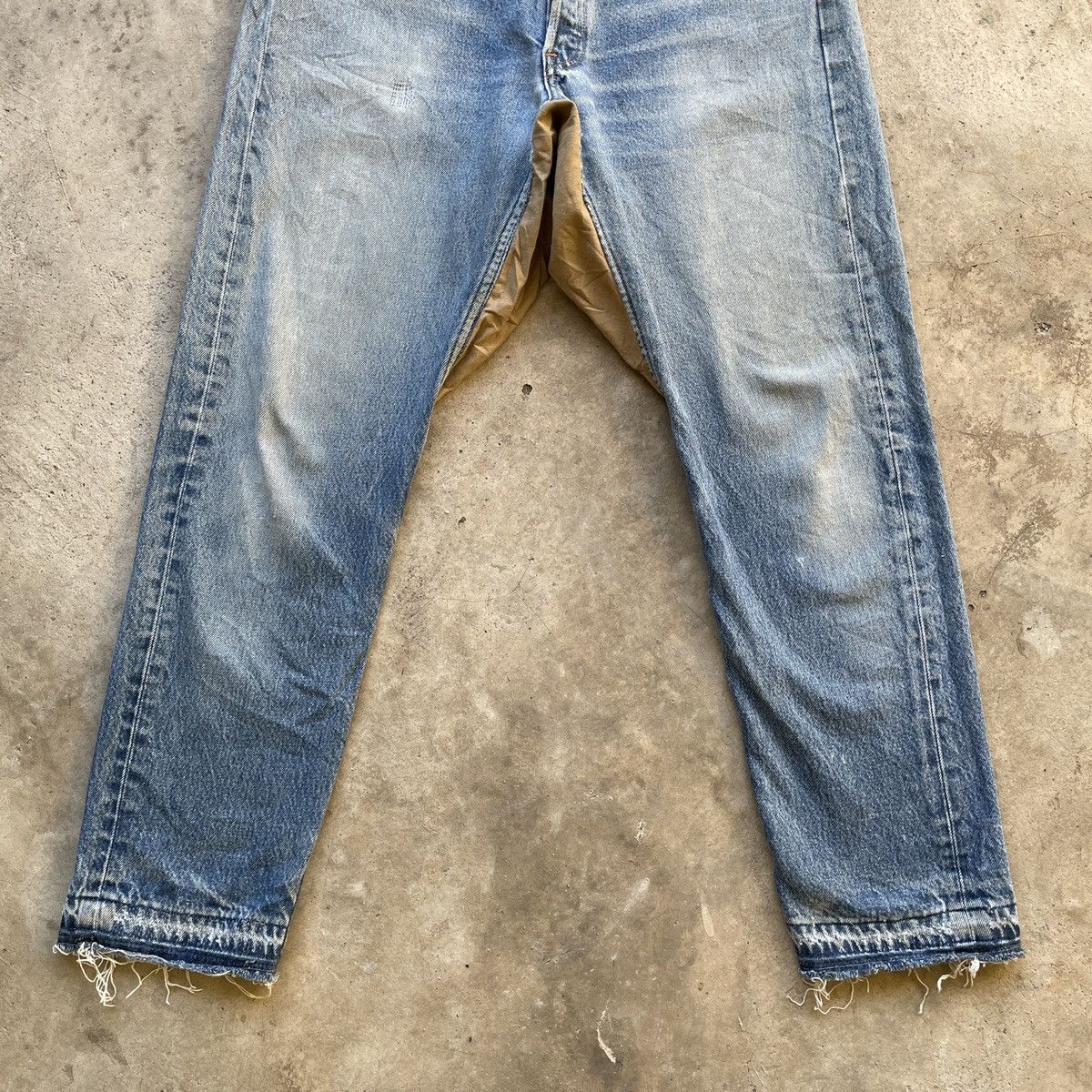 Japanese Brand W32x29💥 Vintage Japanese Custom Faded Denim Jeans Pants Size US 32 / EU 48 - 6 Thumbnail