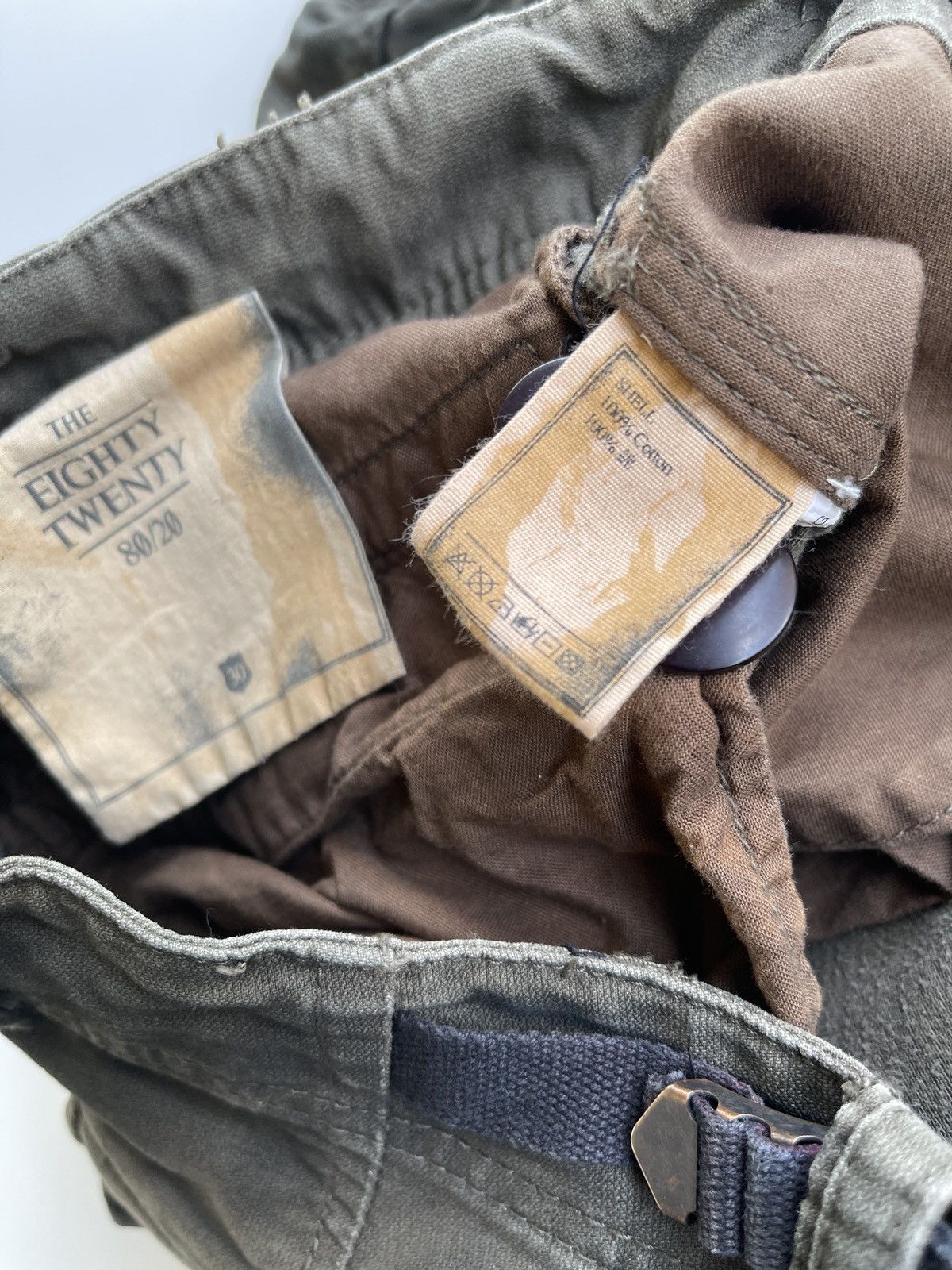 Japanese Brand 80/20 Parachute Cargo Camo Pants Size US 30 / EU 46 - 8 Thumbnail