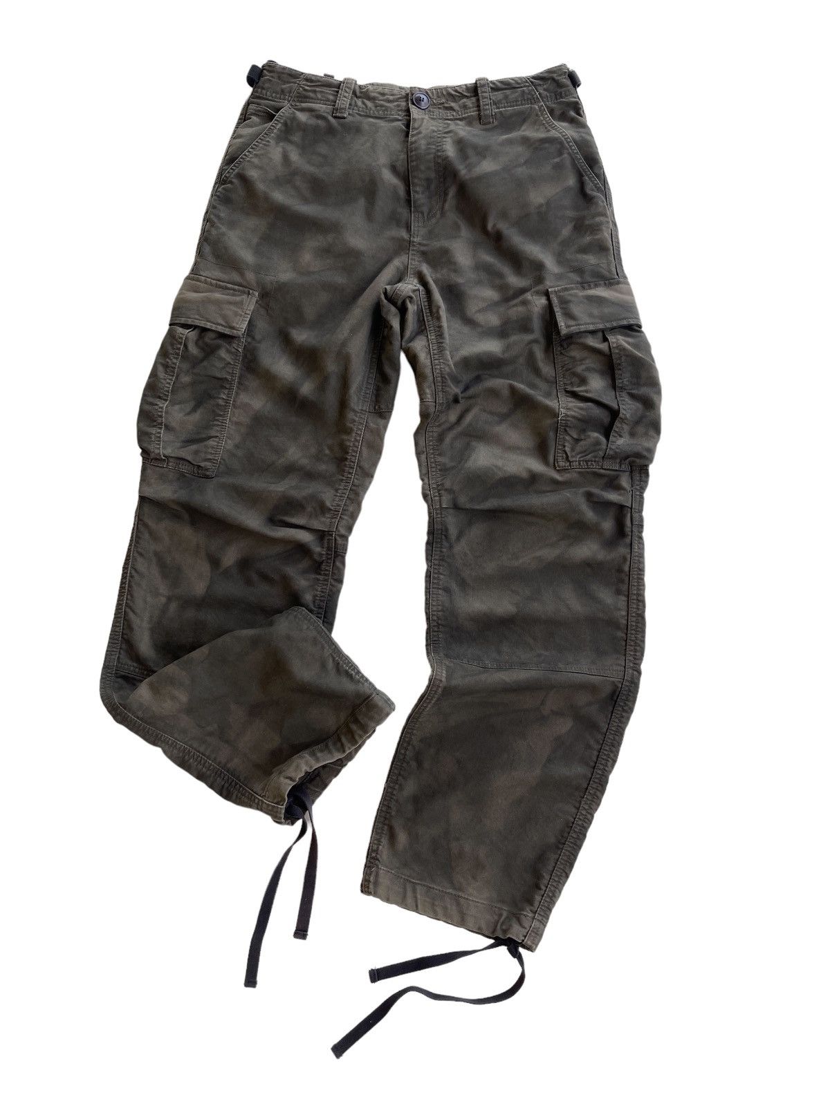Japanese Brand 80/20 Parachute Cargo Camo Pants Size US 30 / EU 46 - 3 Thumbnail