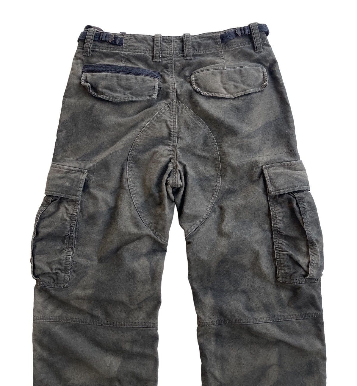 Japanese Brand 80/20 Parachute Cargo Camo Pants Size US 30 / EU 46 - 5 Thumbnail