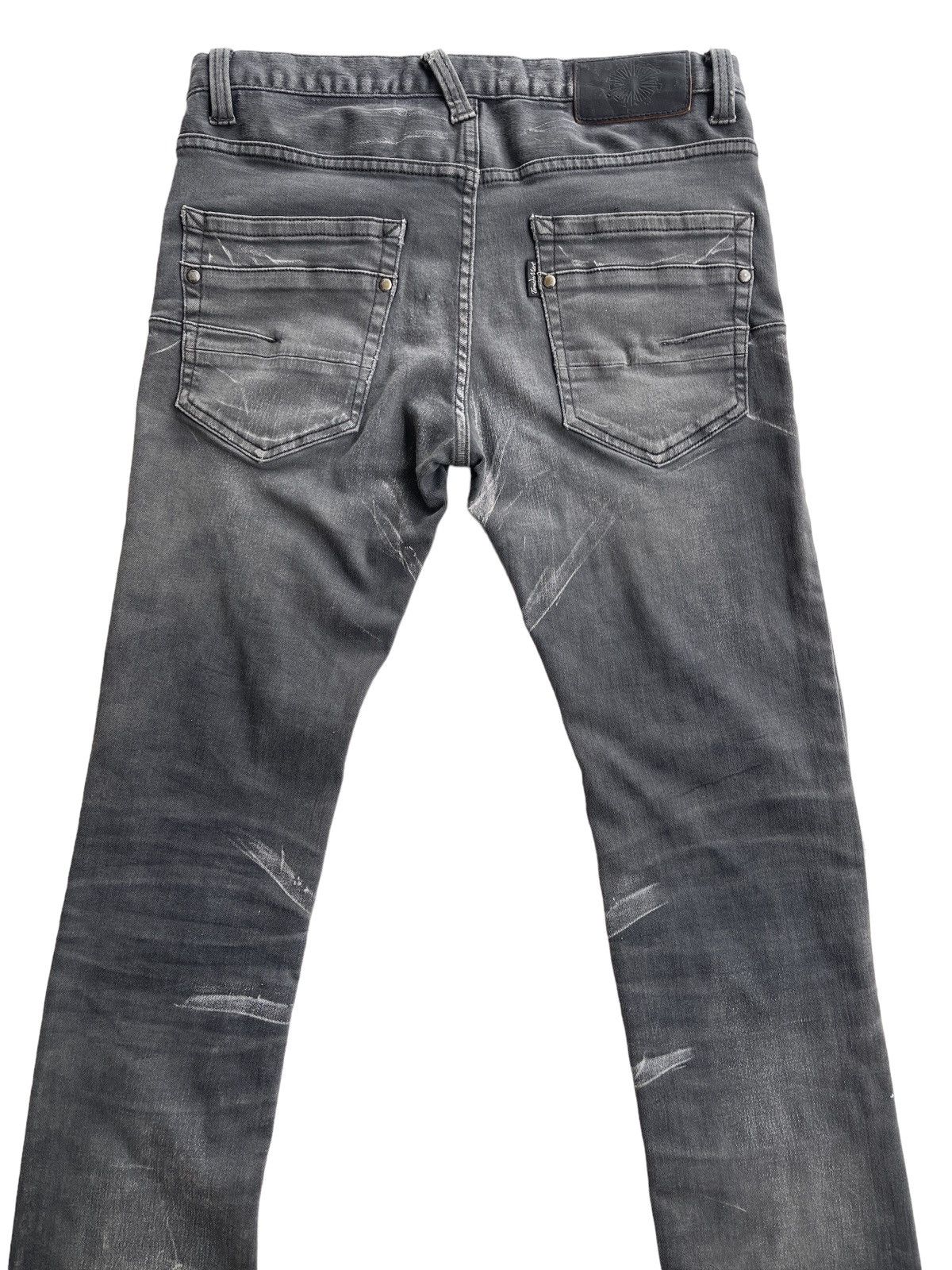 Tornado Mart Cut Up Stretch Destroyed Straight Jeans Size US 30 / EU 46 - 10 Thumbnail