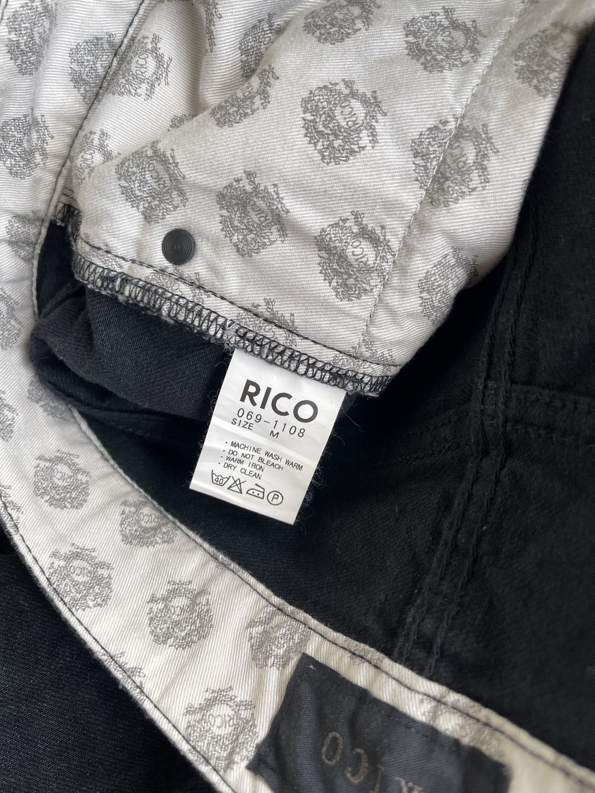 Japanese Brand Rico Avantgarde Distressed Flare Denim Size US 33 - 8 Thumbnail