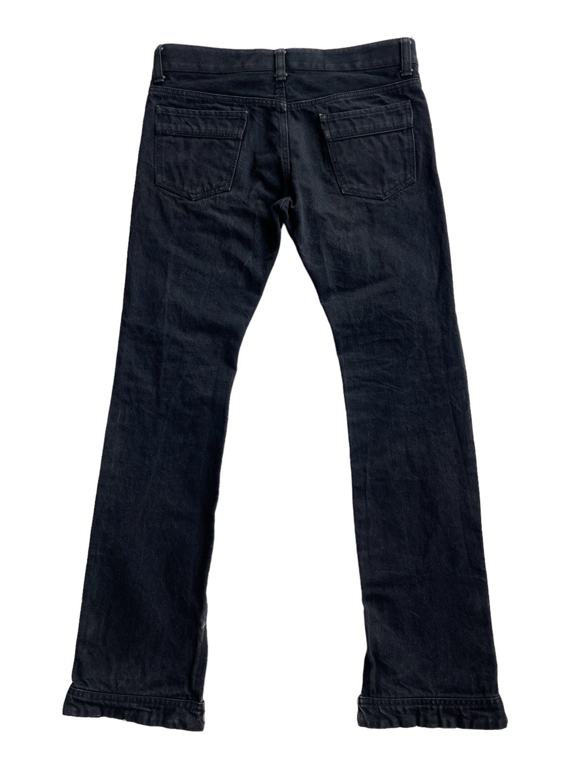 Japanese Brand Rico Avantgarde Distressed Flare Denim Size US 33 - 5 Thumbnail