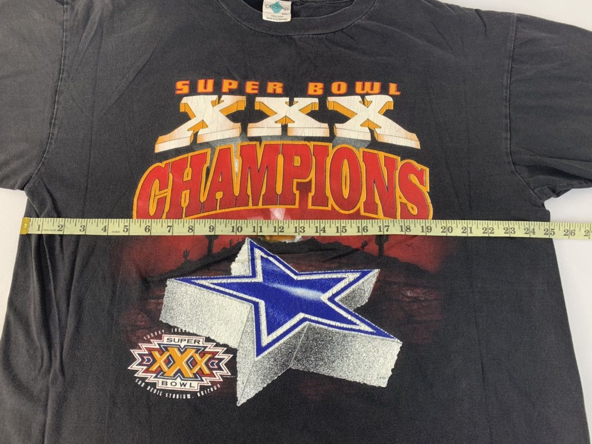 Vintage 90s Super Bowl XXX Champion American Football Printed Tee Size US XL / EU 56 / 4 - 6 Thumbnail