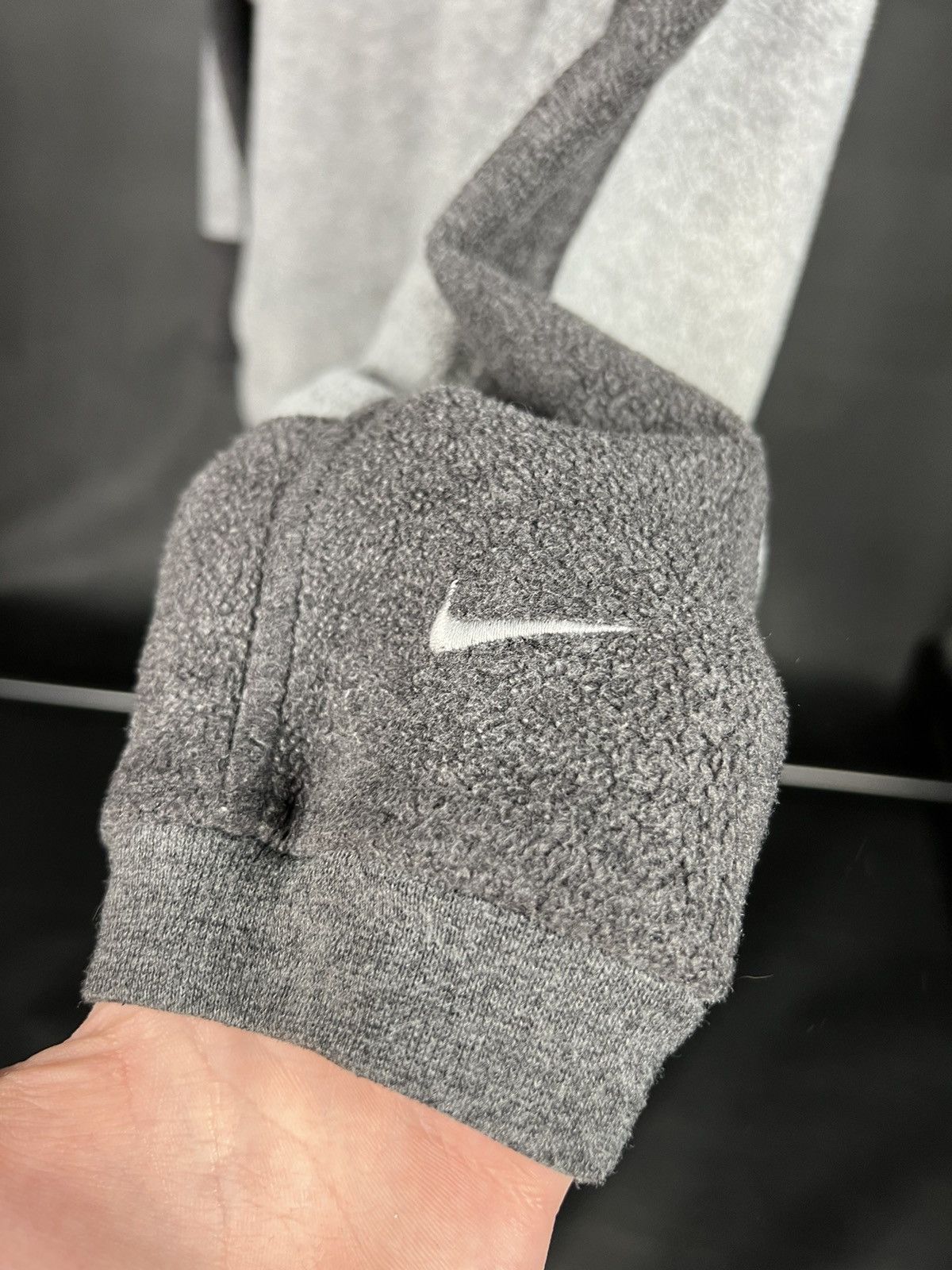 Nike × Vintage VTG warm sweatshirt Nike team gray 20 years viking logo Size US XL / EU 56 / 4 - 5 Thumbnail