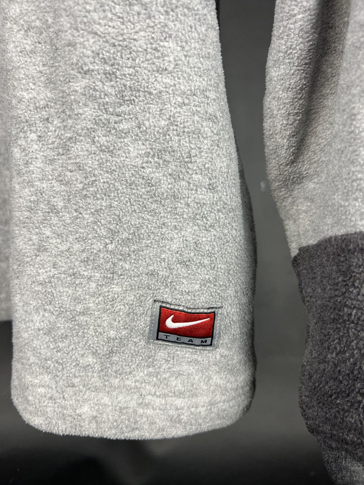 Nike × Vintage VTG warm sweatshirt Nike team gray 20 years viking logo Size US XL / EU 56 / 4 - 4 Thumbnail