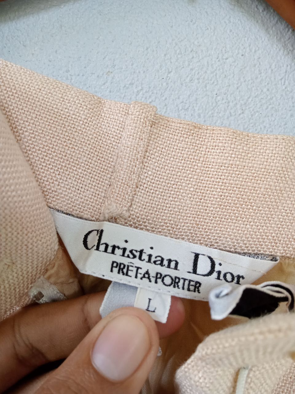 Christian Dior Monsieur × Dior 🔥STEAL🔥Christian Dior Preta Porter Beige Pants Size US 26 / EU 42 - 6 Thumbnail