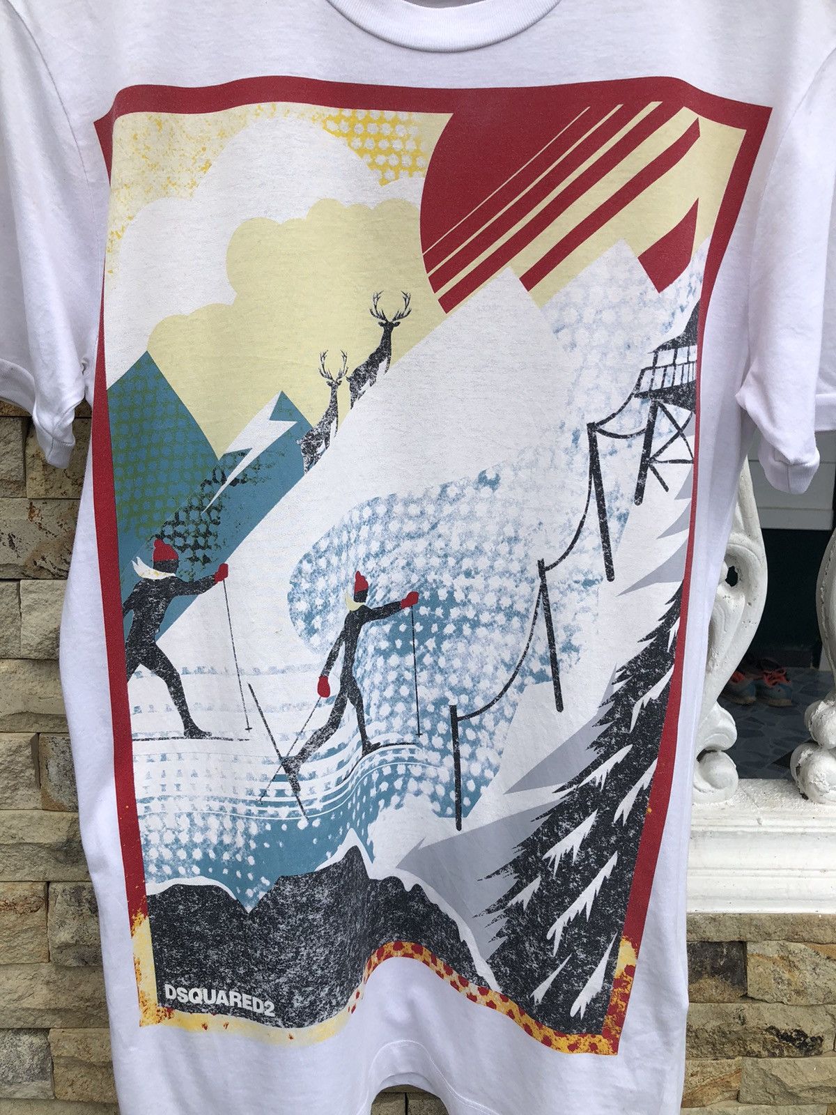 Dsquared2 × Vintage Last Drop🔥Rare🔥Vintage Dsquared2 Art T Shirt Size US M / EU 48-50 / 2 - 2 Thumbnail