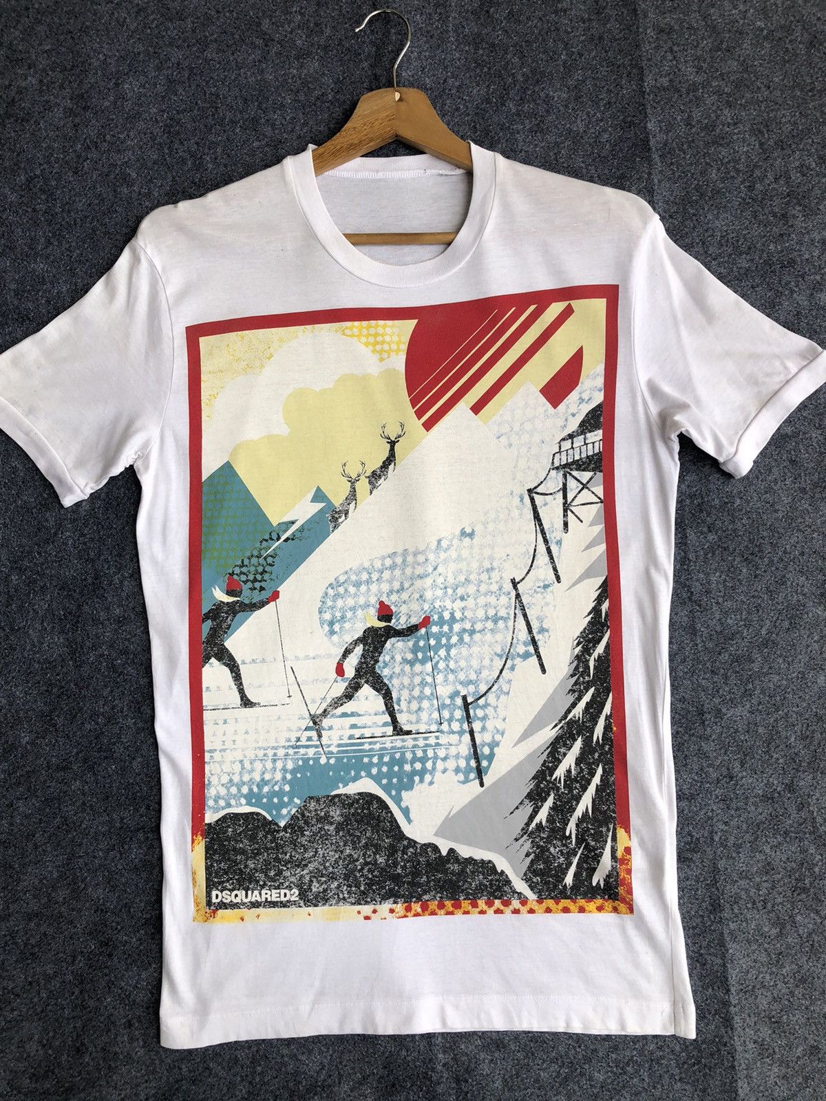 Dsquared2 × Vintage Last Drop🔥Rare🔥Vintage Dsquared2 Art T Shirt Size US M / EU 48-50 / 2 - 11 Thumbnail