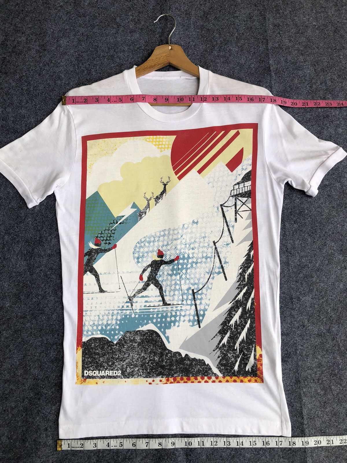 Dsquared2 × Vintage Last Drop🔥Rare🔥Vintage Dsquared2 Art T Shirt Size US M / EU 48-50 / 2 - 13 Thumbnail