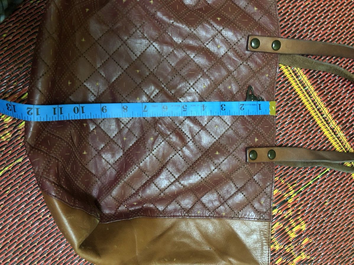 Vivienne Westwood Vivienne Westwood Leather Monogram Logo Tote Bag Size ONE SIZE - 7 Thumbnail