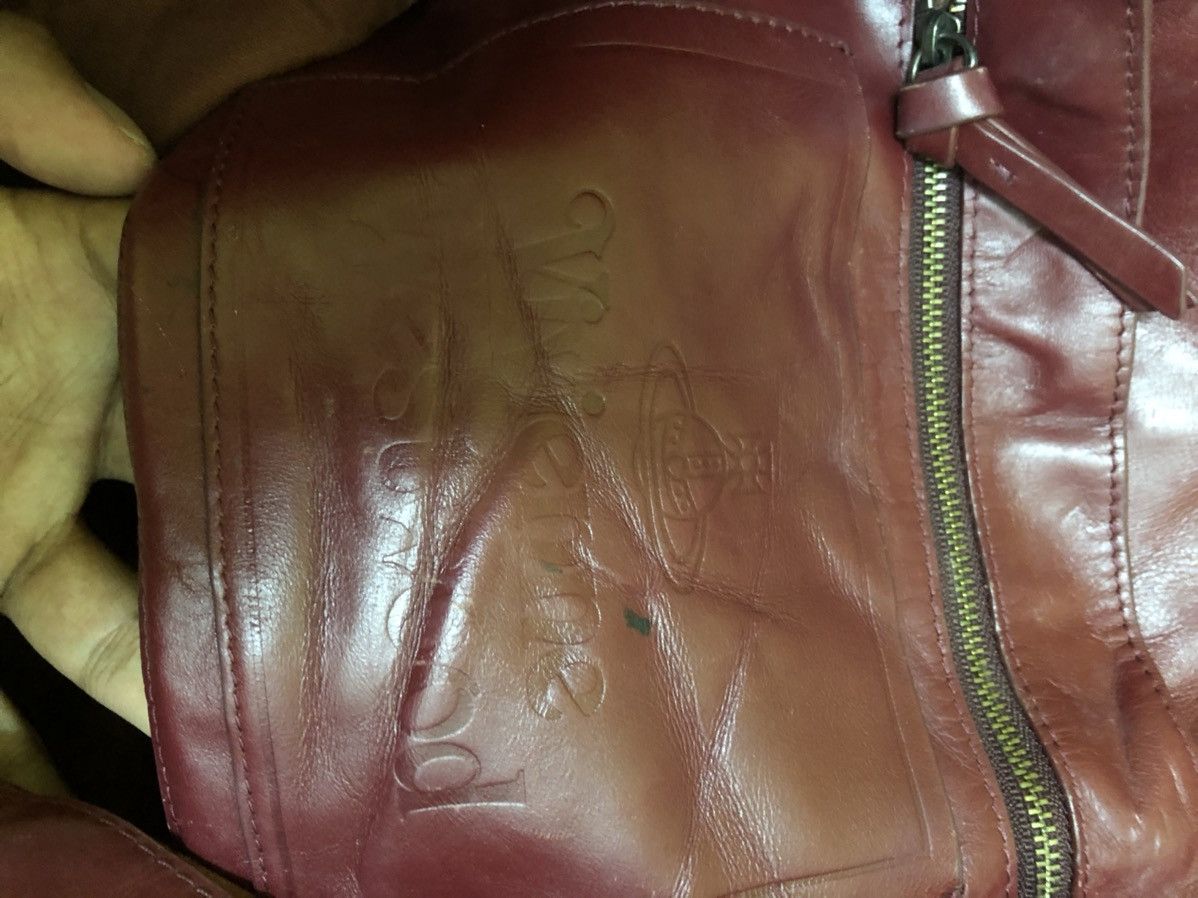 Vivienne Westwood Vivienne Westwood Leather Monogram Logo Tote Bag Size ONE SIZE - 5 Thumbnail
