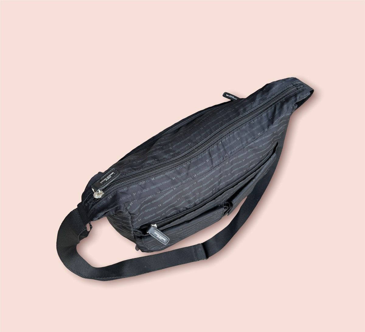 Hiroko Koshino Homme × Japanese Brand × Vintage VINTAGE HIROKO KOSHINO SPORTS SACHEL CROSSBODY BAG Size ONE SIZE - 8 Thumbnail