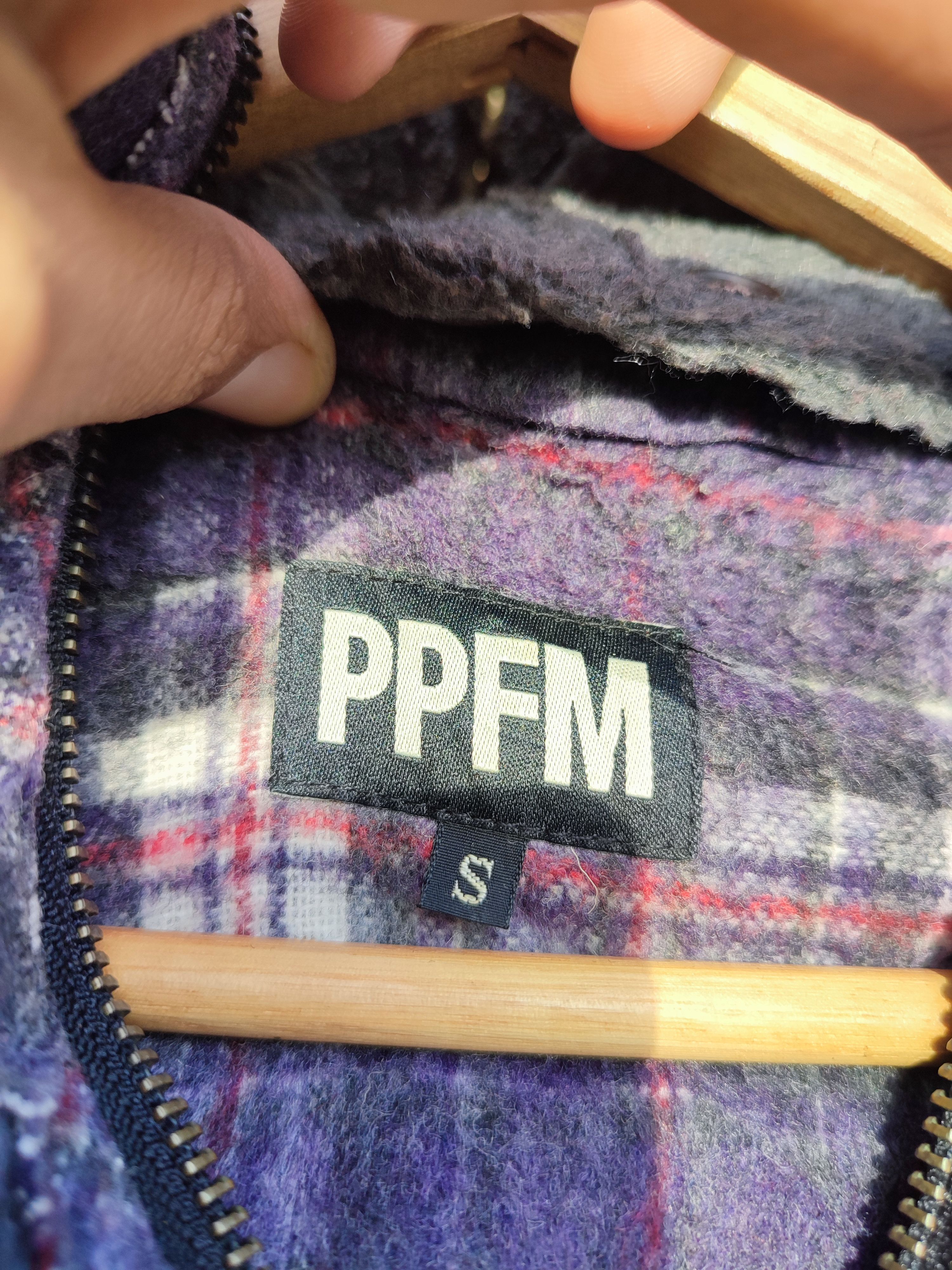 Japanese Brand PPFM Plaid Hooded Zip Shirt Jacket (Size S) Size US S / EU 44-46 / 1 - 11 Thumbnail