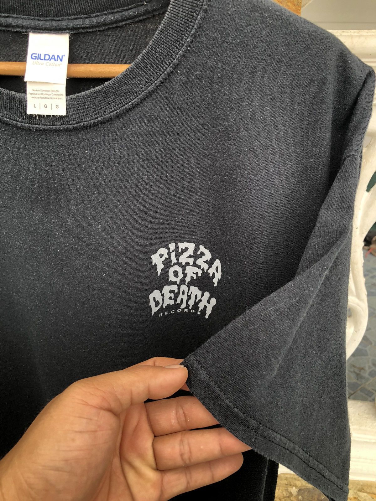 Band Tees Last Drop🔥Rare🔥Vtg Faded Pizza Of Death Records Fucking Tee Size US L / EU 52-54 / 3 - 5 Thumbnail