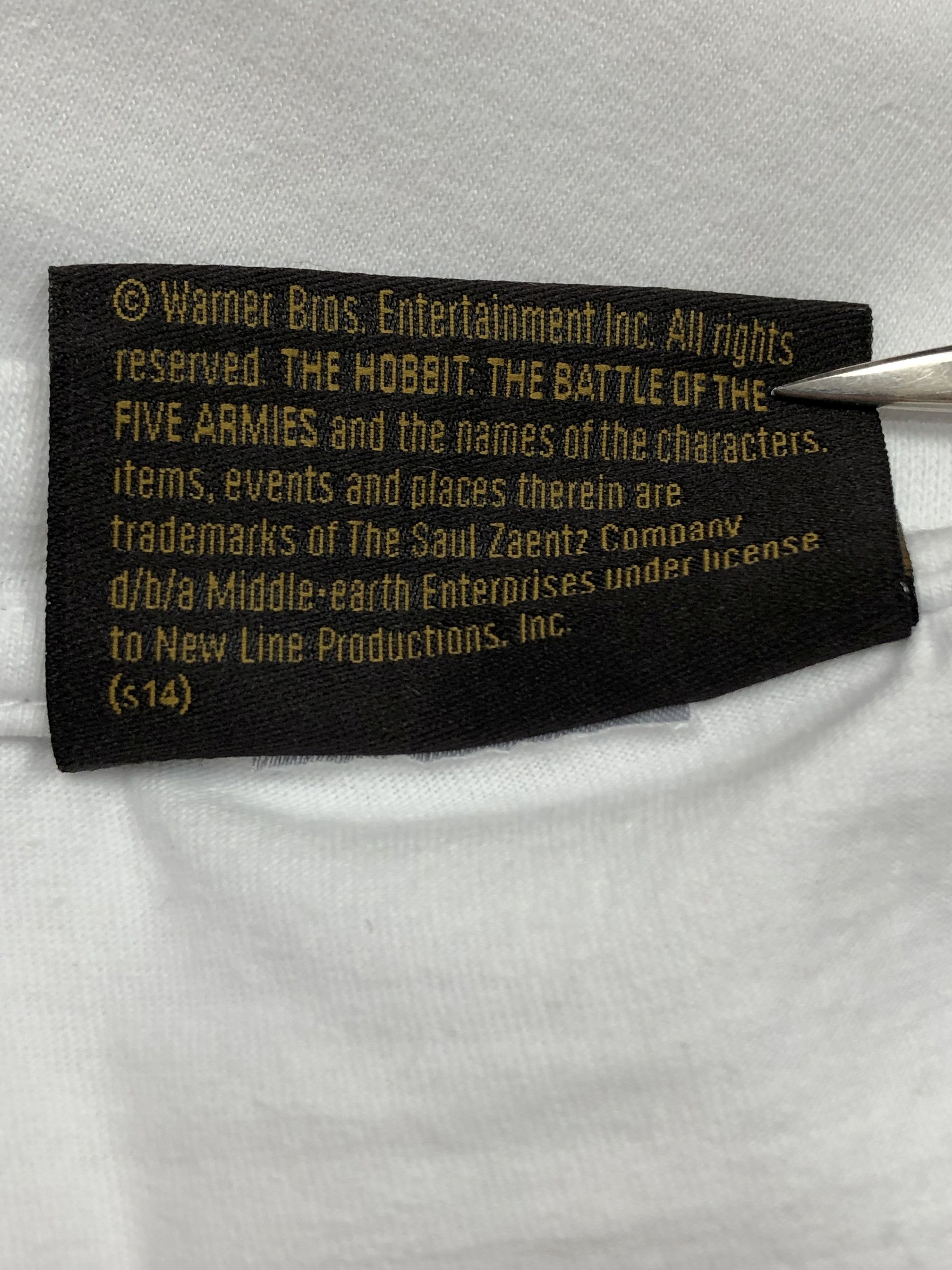 Vintage Vintage The Hobbit Battle Of Five Armies Tee Movie Shirt Y2K Size US XL / EU 56 / 4 - 9 Thumbnail