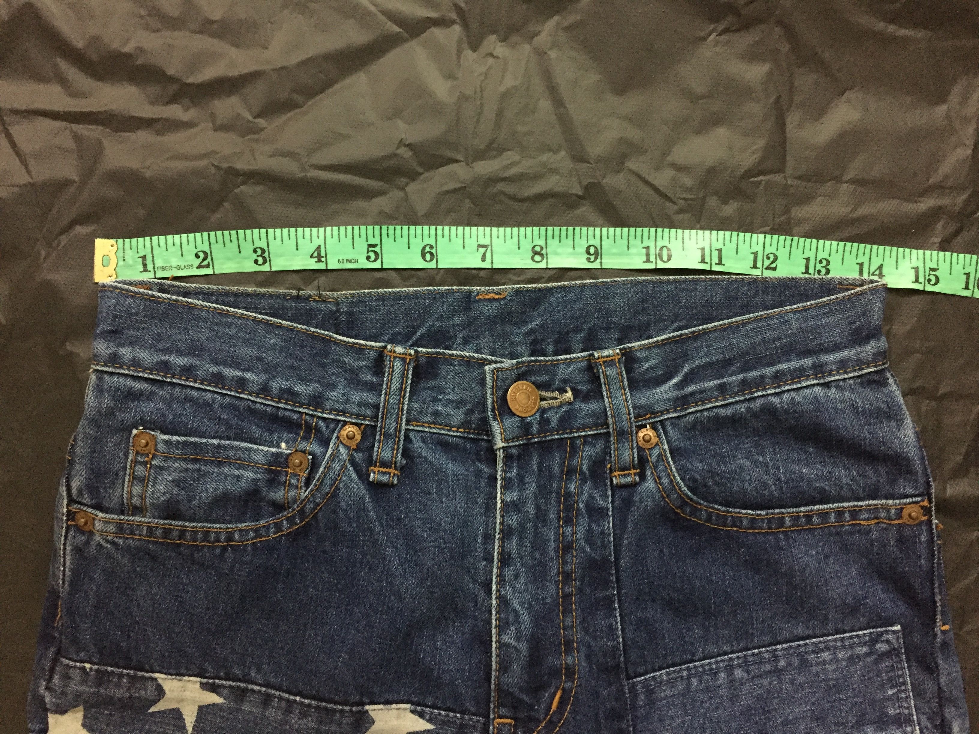Hysteric Glamour 1990s American patchwork denim Size 28" / US 6 / IT 42 - 12 Thumbnail