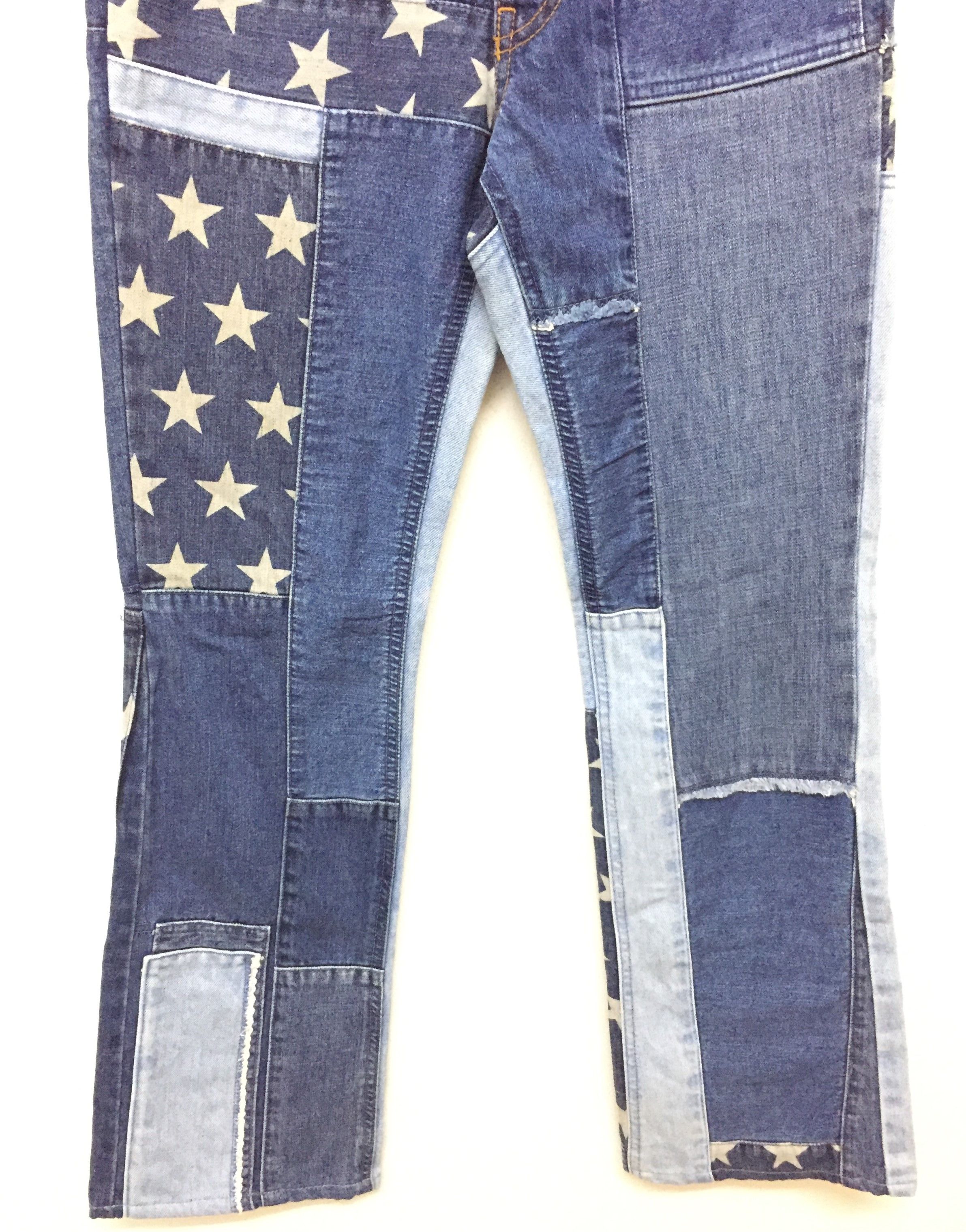 Hysteric Glamour 1990s American patchwork denim Size 28" / US 6 / IT 42 - 5 Thumbnail