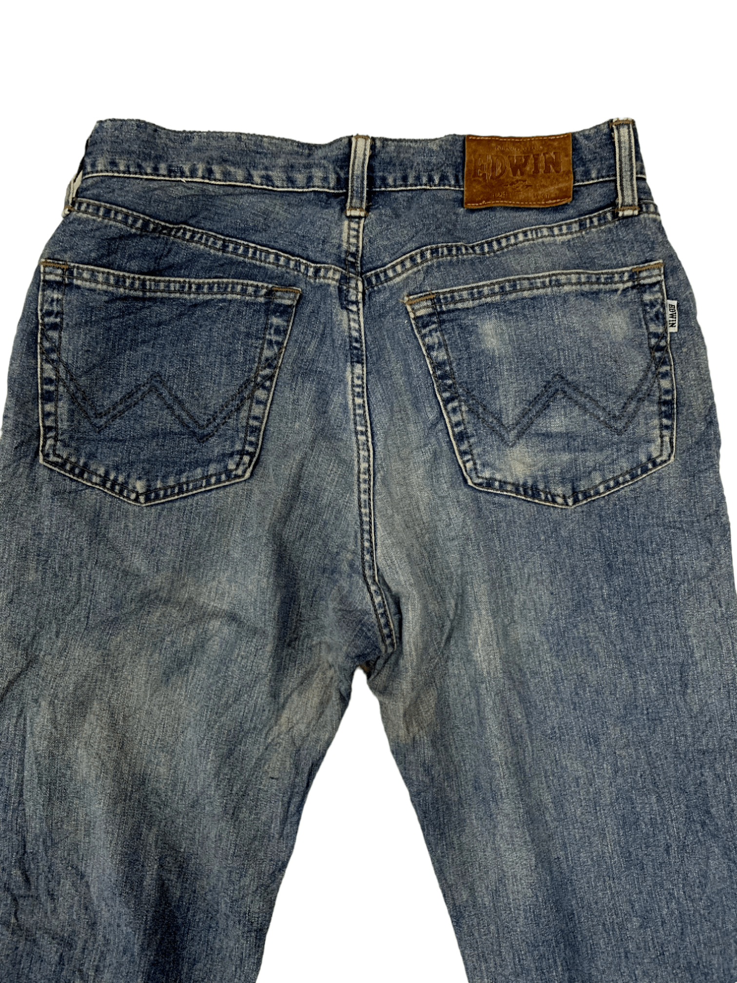 Edwin × Japanese Brand SALES 🔥 Vintage Japanese Edwin Blue Wash Distressed Jeans Size US 29 - 9 Thumbnail