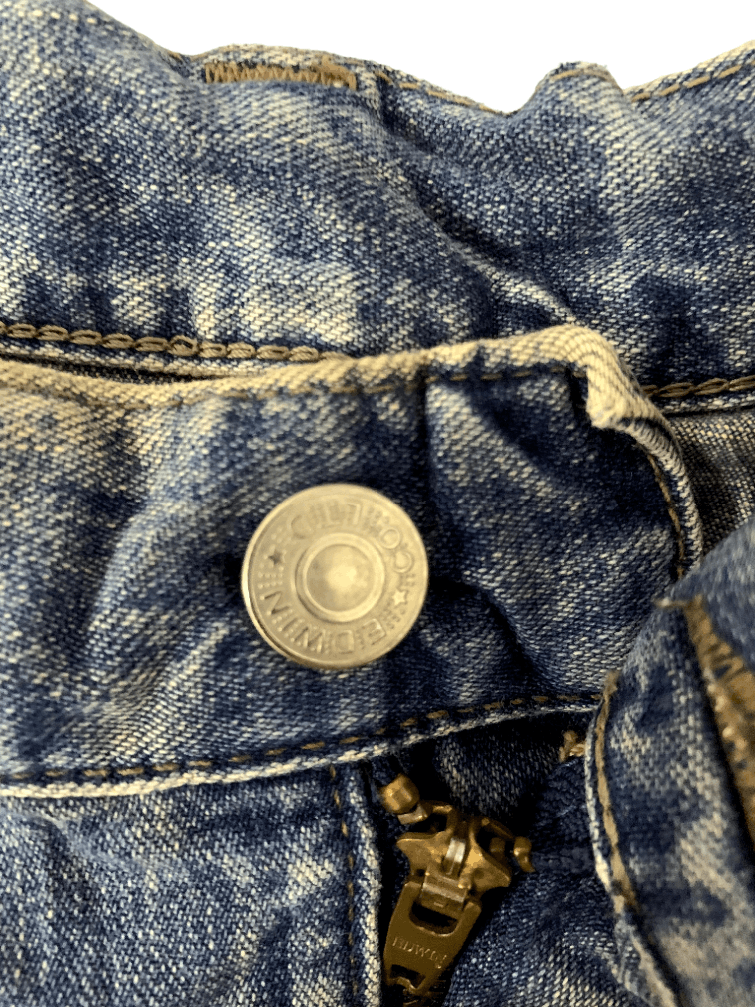 Edwin × Japanese Brand SALES 🔥 Vintage Japanese Edwin Blue Wash Distressed Jeans Size US 29 - 4 Thumbnail