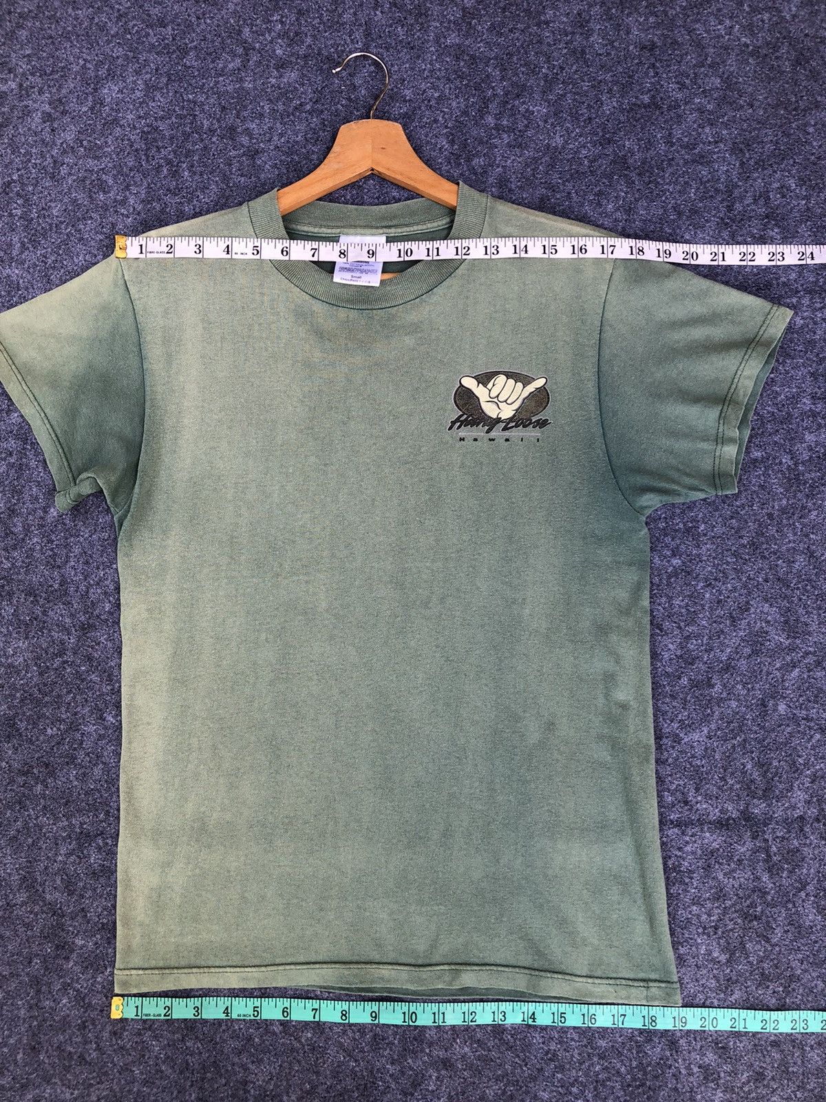 Tultex Last Drop🔥Rare🔥Vintage Hang Loose Hawaii Sun Faded Tee Size US S / EU 44-46 / 1 - 10 Thumbnail
