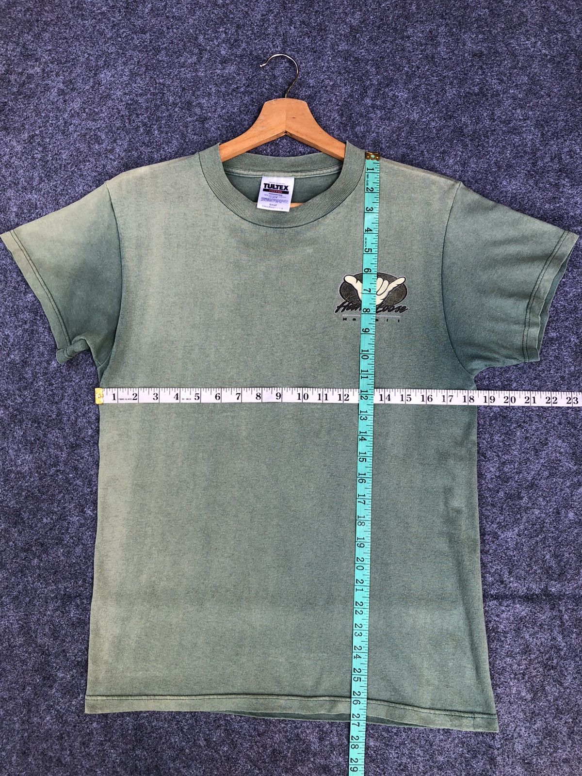 Tultex Last Drop🔥Rare🔥Vintage Hang Loose Hawaii Sun Faded Tee Size US S / EU 44-46 / 1 - 9 Thumbnail