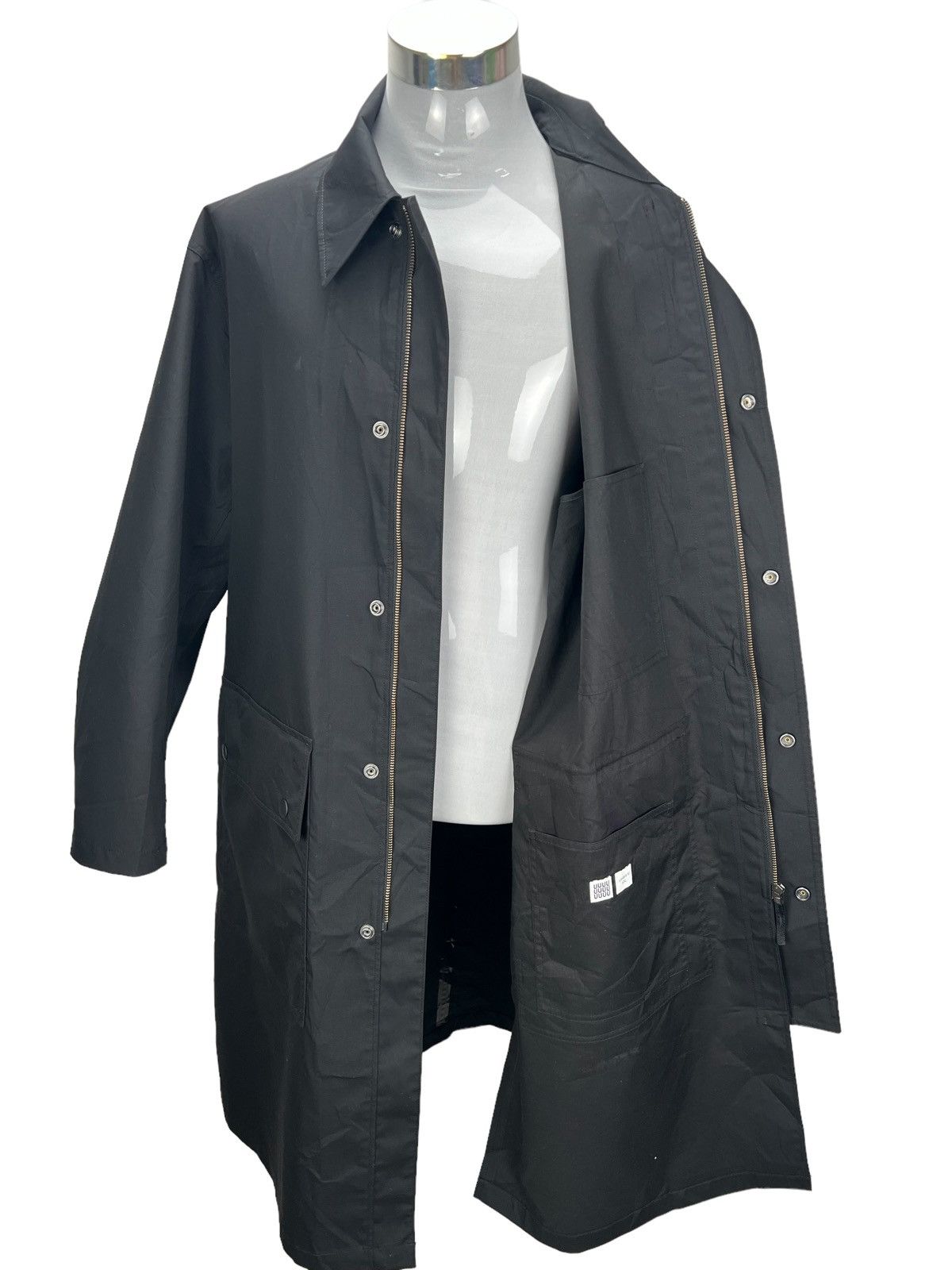 Jun Takahashi Uniqlo UUU Black Waterproof ParkaJacket Size US XXL / EU 58 / 5 - 7 Thumbnail