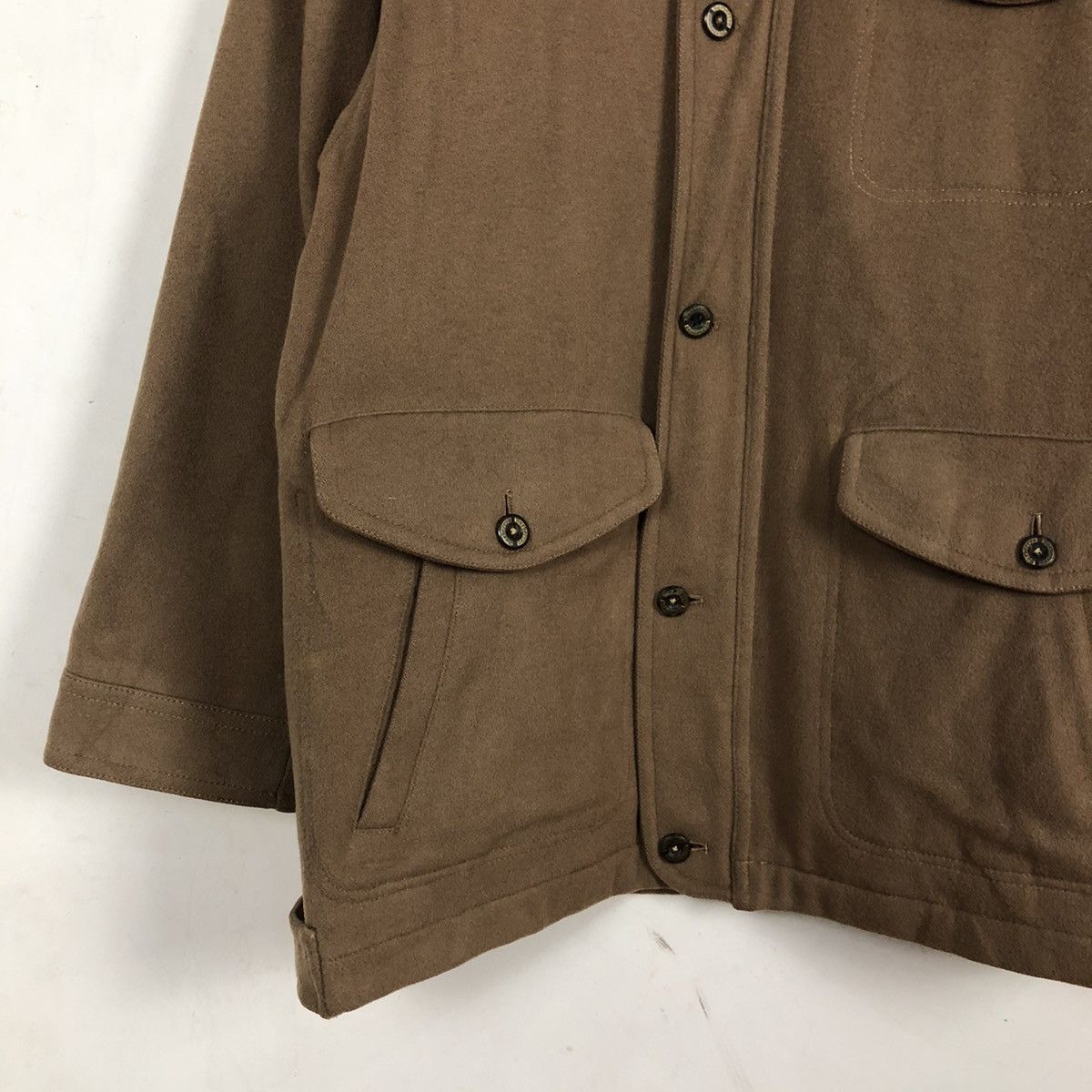 Burberry FLY COAT - RICH BROWN WOOL MULTI POCKET Size US M / EU 48-50 / 2 - 5 Thumbnail