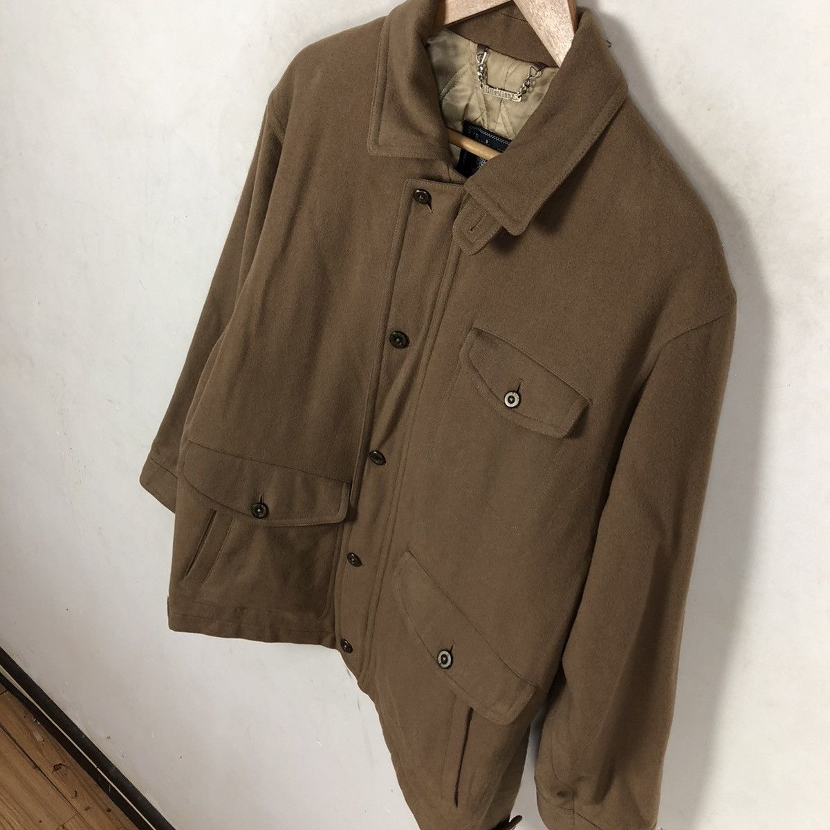 Burberry FLY COAT - RICH BROWN WOOL MULTI POCKET Size US M / EU 48-50 / 2 - 3 Thumbnail