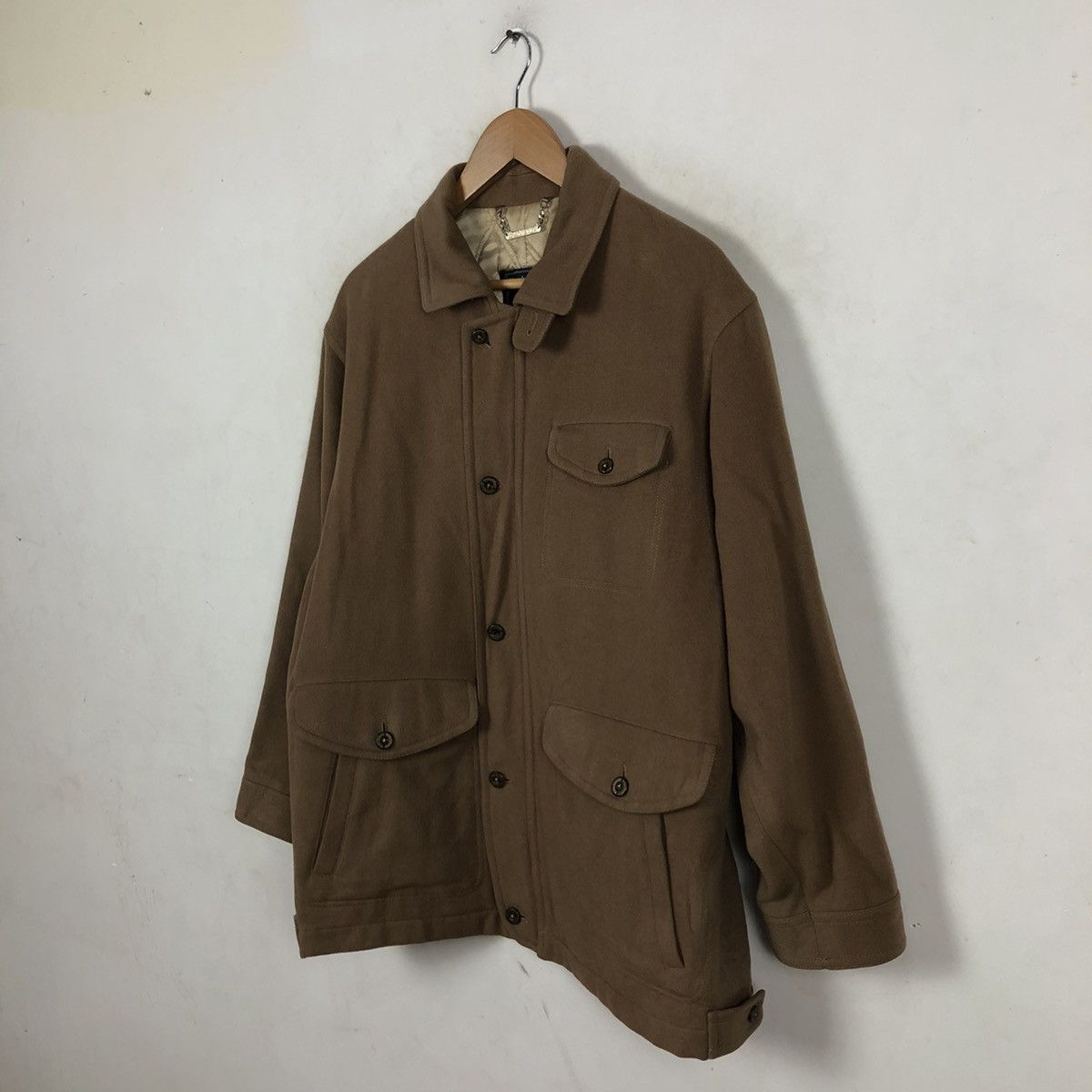 Burberry FLY COAT - RICH BROWN WOOL MULTI POCKET Size US M / EU 48-50 / 2 - 2 Thumbnail
