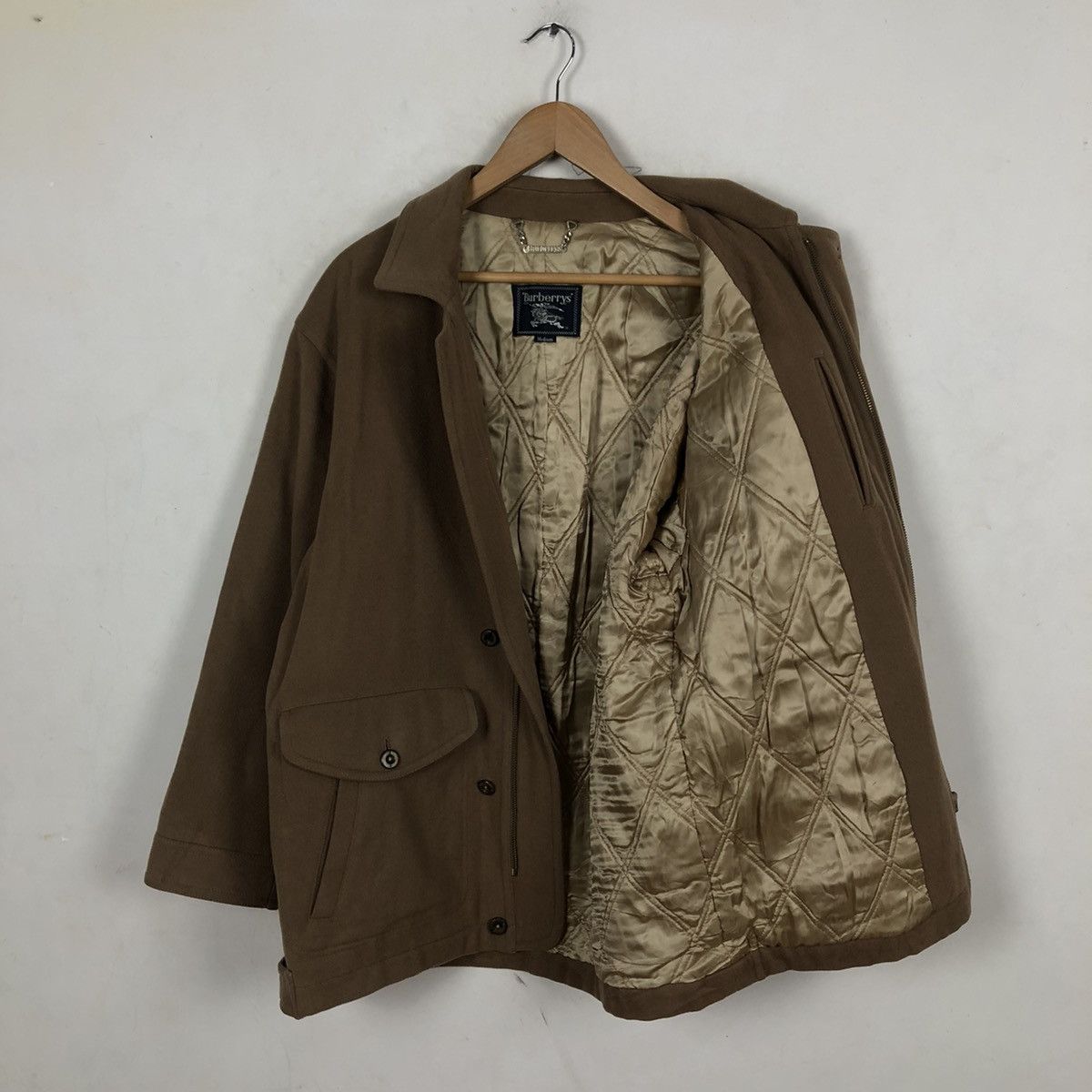 Burberry FLY COAT - RICH BROWN WOOL MULTI POCKET Size US M / EU 48-50 / 2 - 14 Thumbnail
