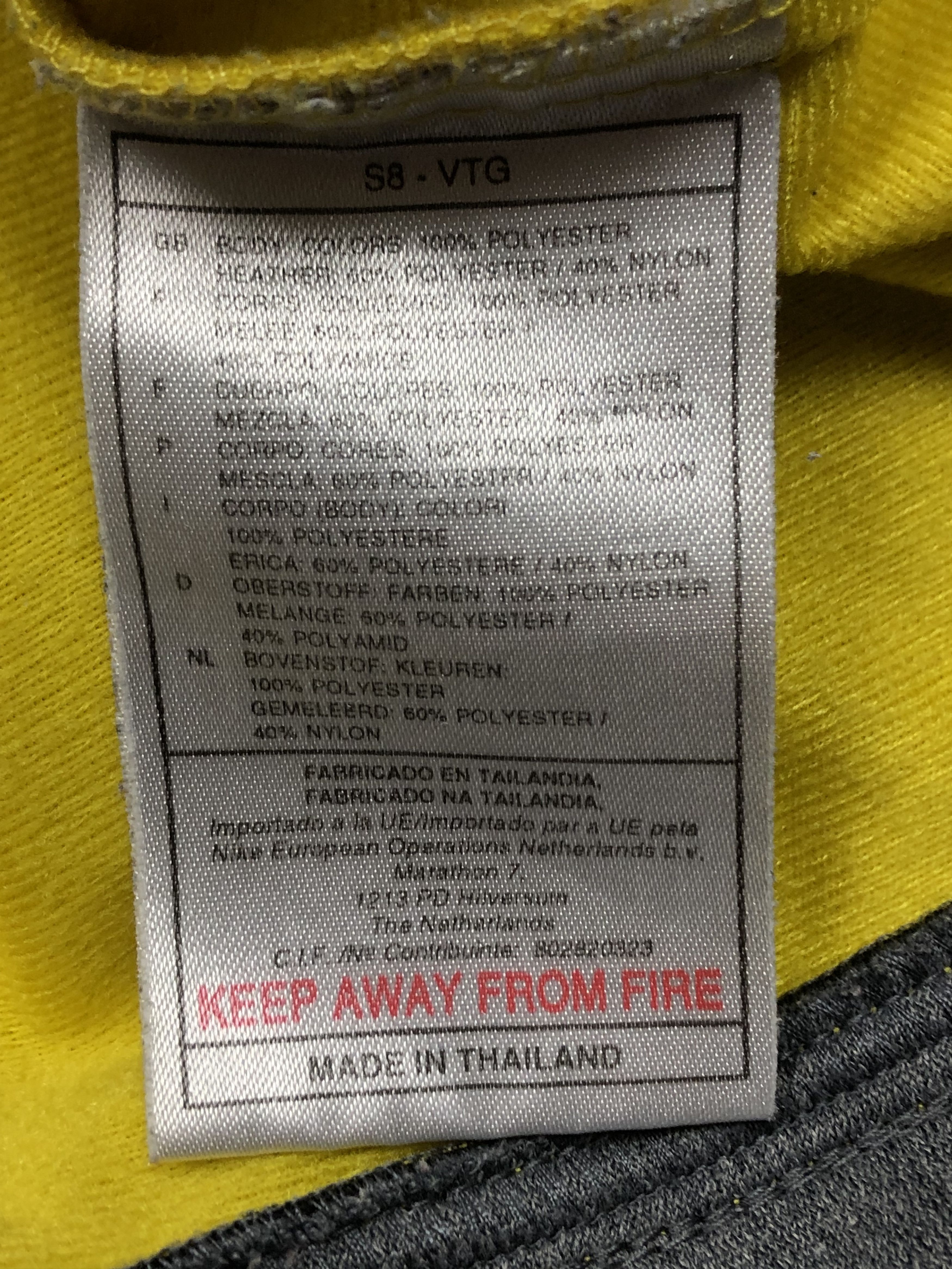 Nike × Vintage Vintage Nike Jacket Zip Yellow Sweatshirt Rare Y2K Hype Size US L / EU 52-54 / 3 - 11 Thumbnail