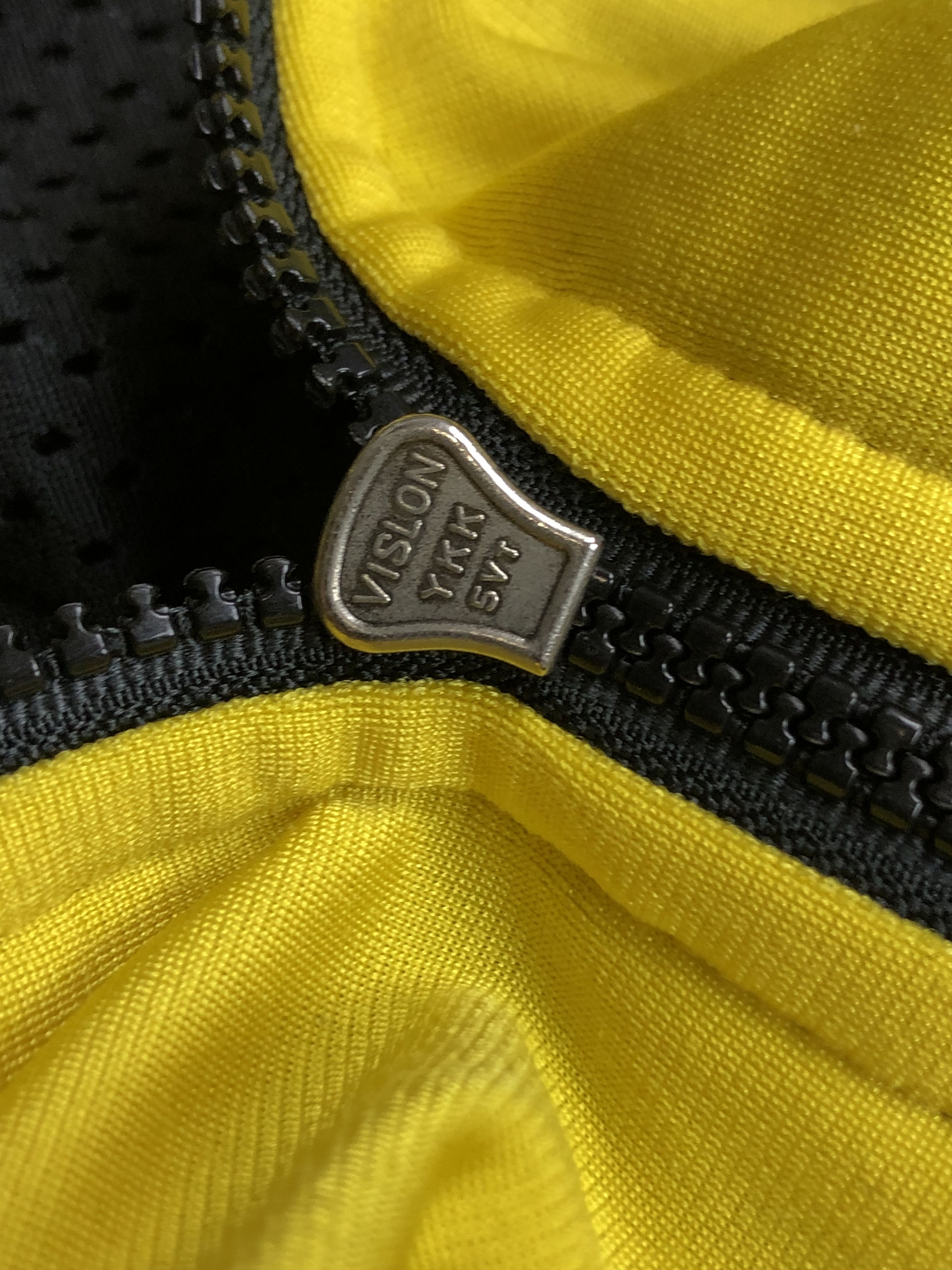 Nike × Vintage Vintage Nike Jacket Zip Yellow Sweatshirt Rare Y2K Hype Size US L / EU 52-54 / 3 - 10 Thumbnail