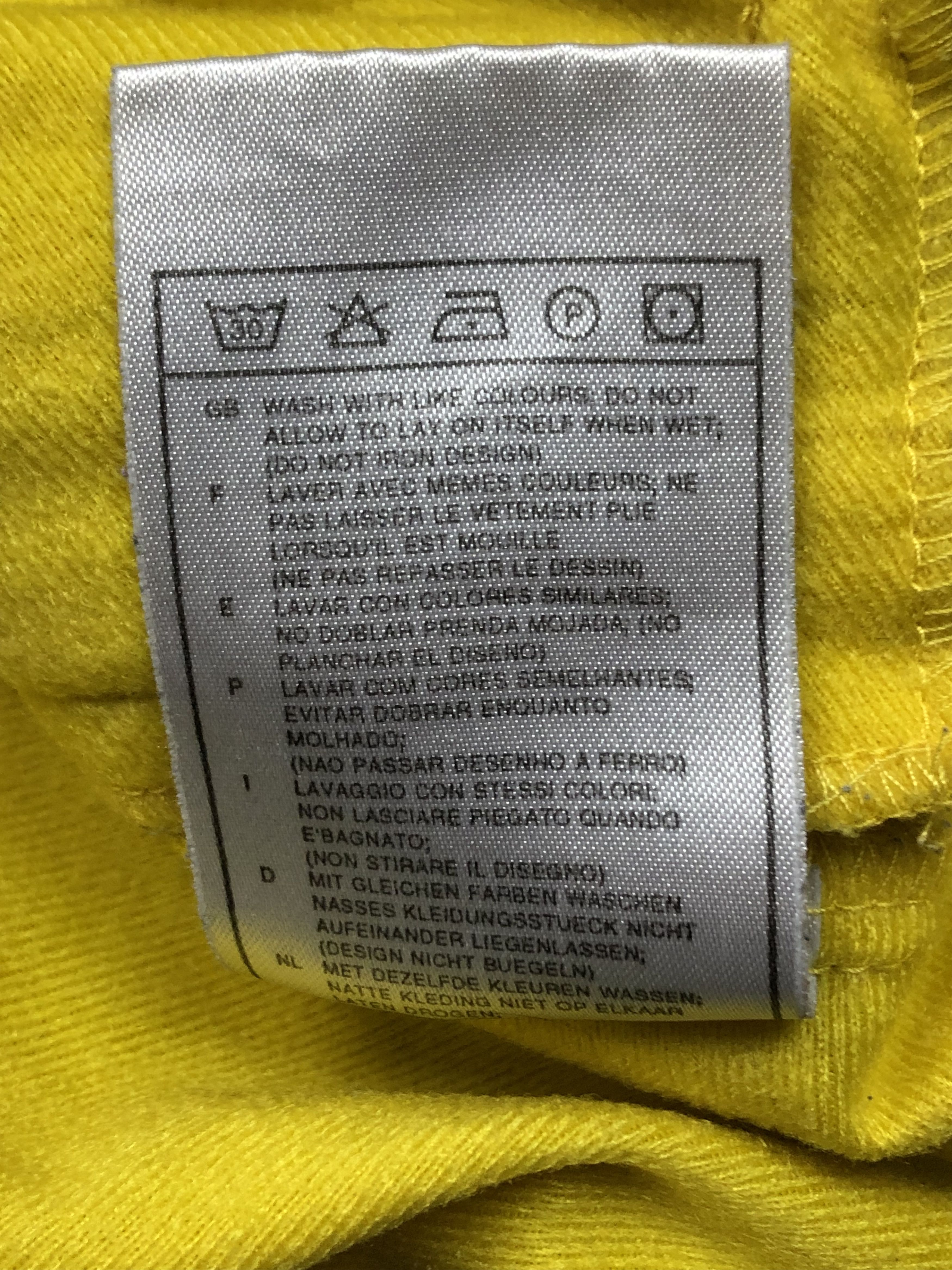 Nike × Vintage Vintage Nike Jacket Zip Yellow Sweatshirt Rare Y2K Hype Size US L / EU 52-54 / 3 - 12 Thumbnail